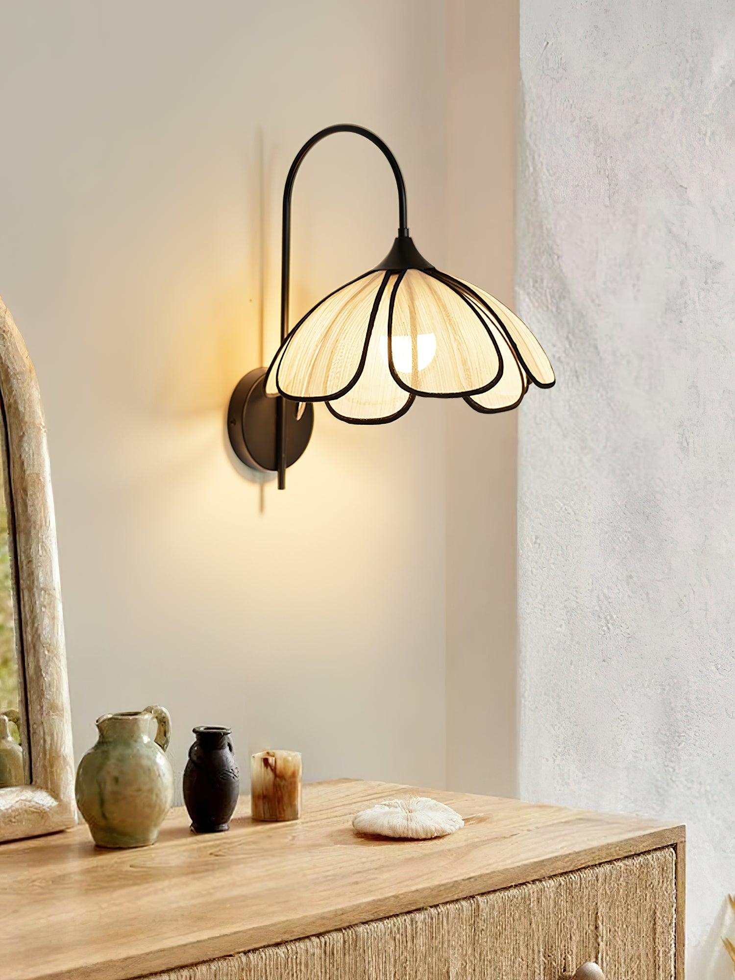 Ivsiliel Natural Burnt Petal Wall Lamp - Letslighting