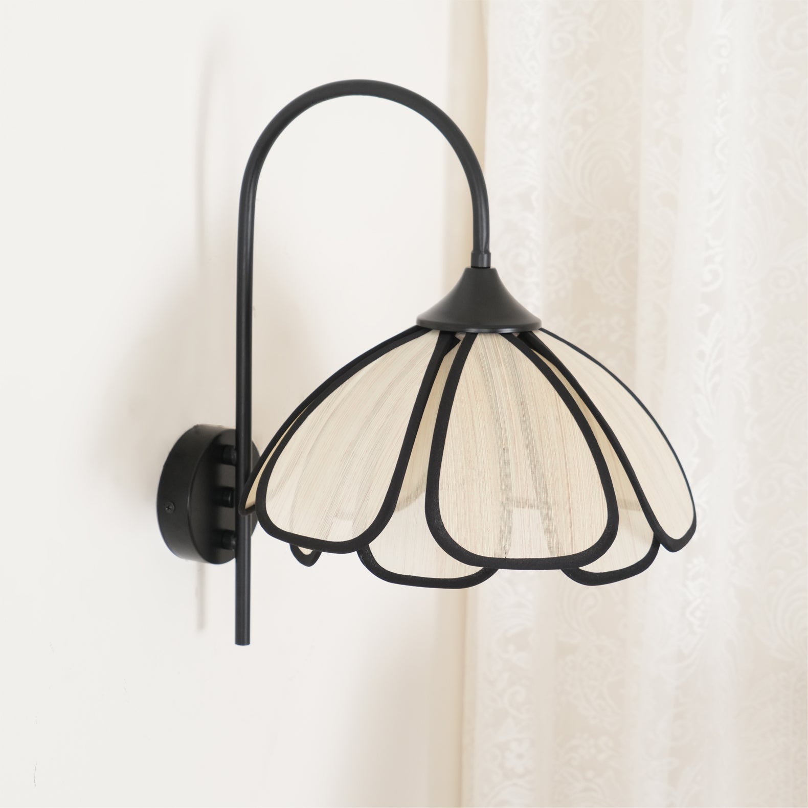 Ivsiliel Natural Burnt Petal Wall Lamp - Letslighting