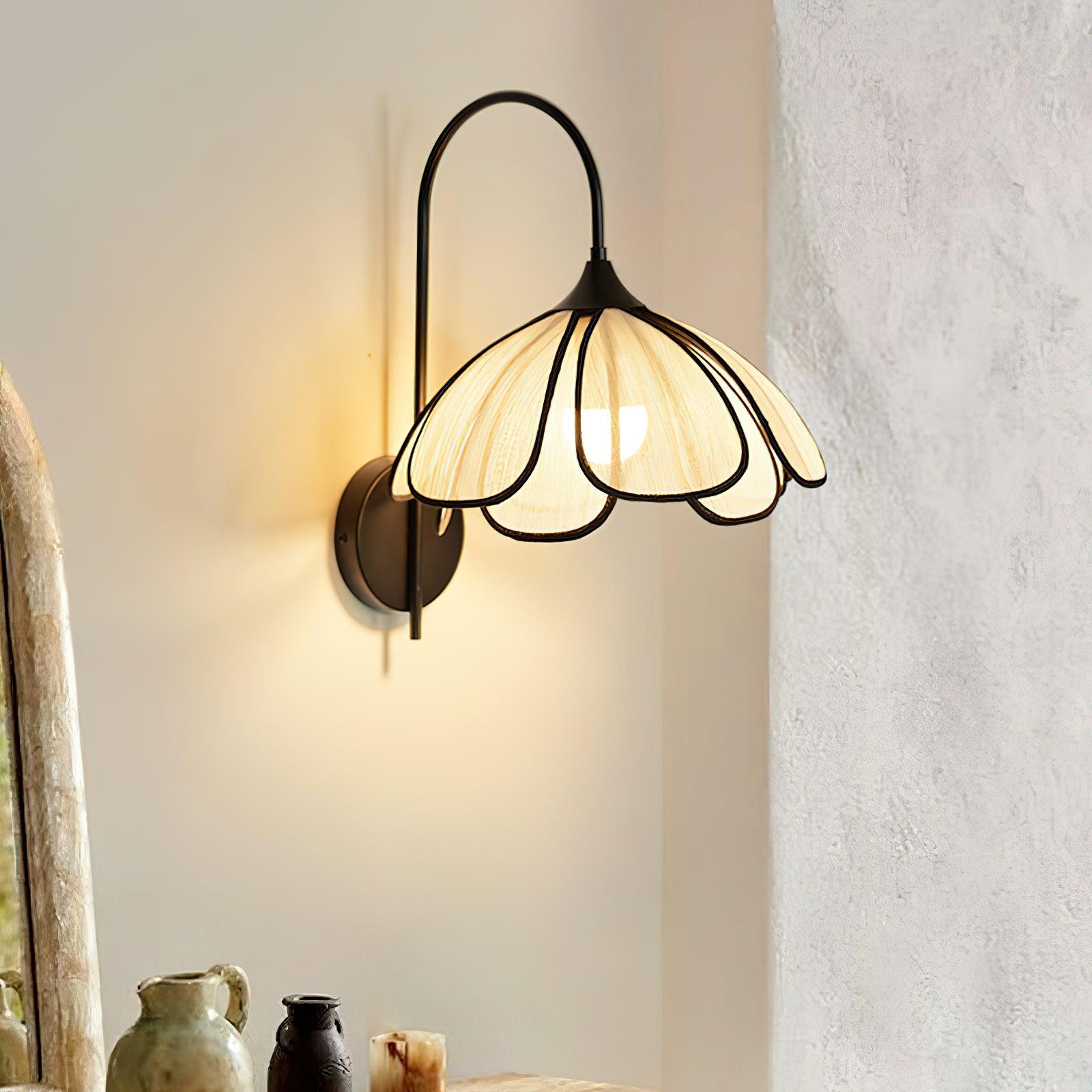 Ivsiliel Natural Burnt Petal Wall Lamp - Letslighting