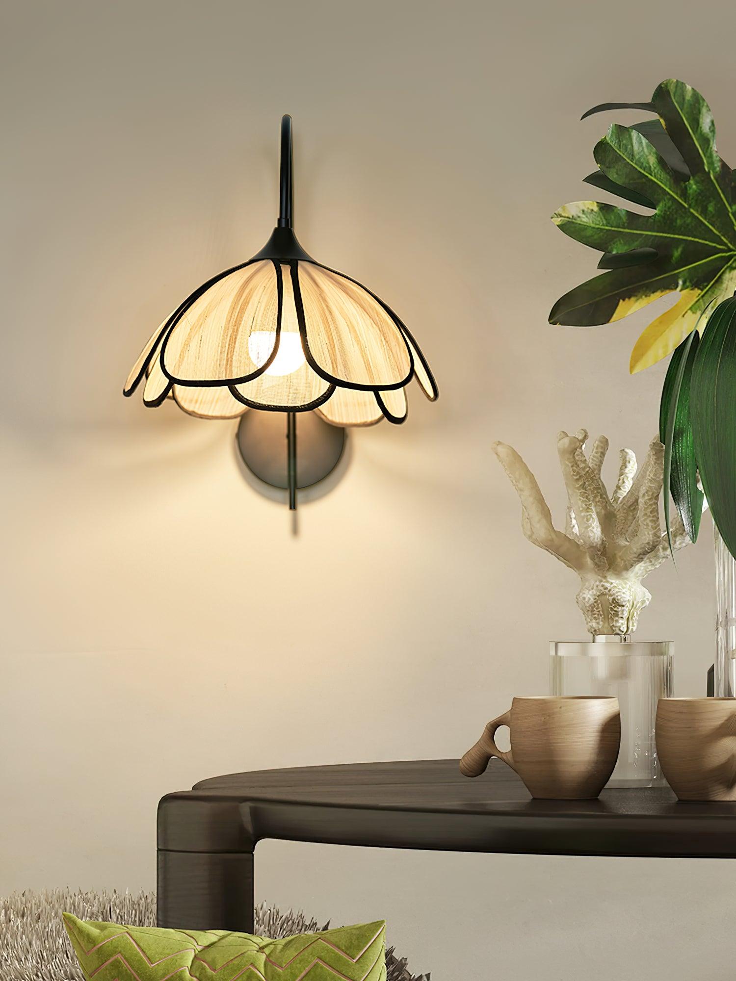 Ivsiliel Natural Burnt Petal Wall Lamp - Letslighting