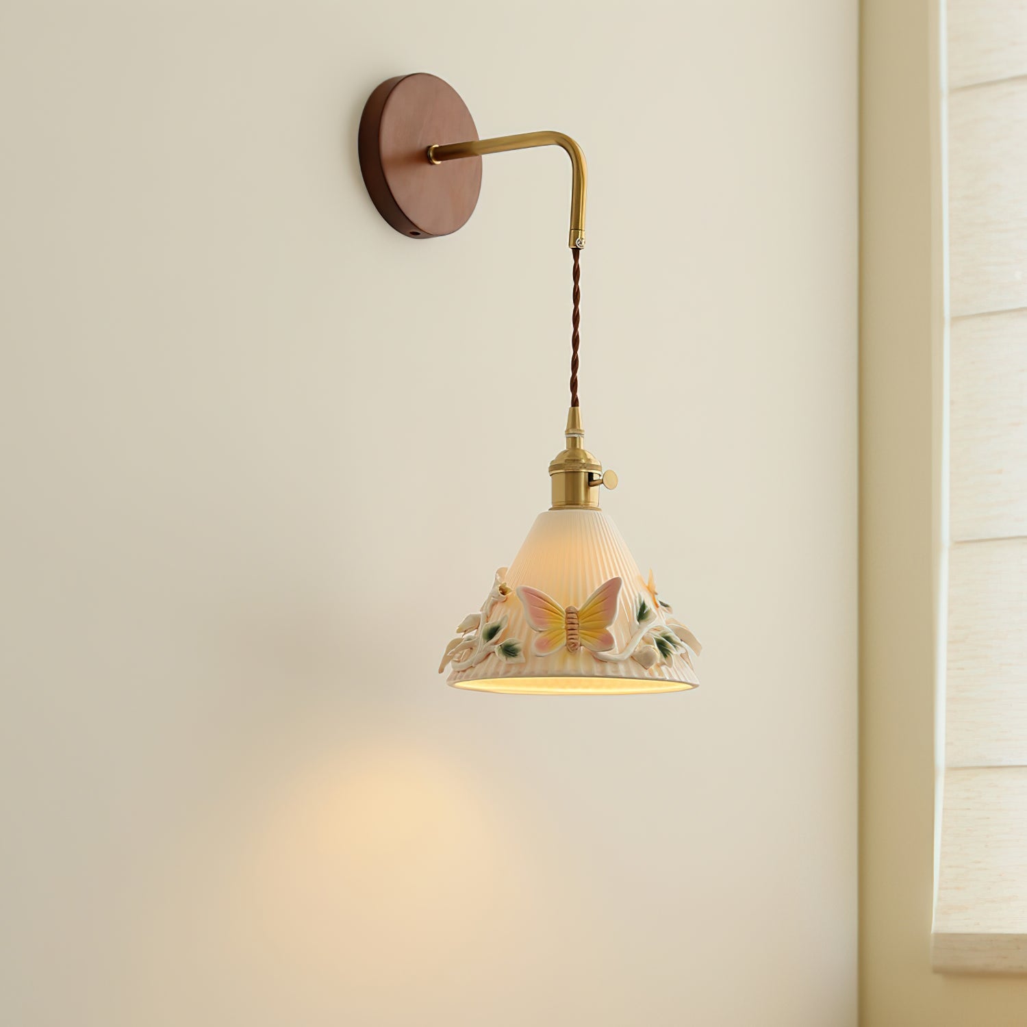 Butterfly Wall Lamp Glint Spring Garden Whimsy - Letslighting