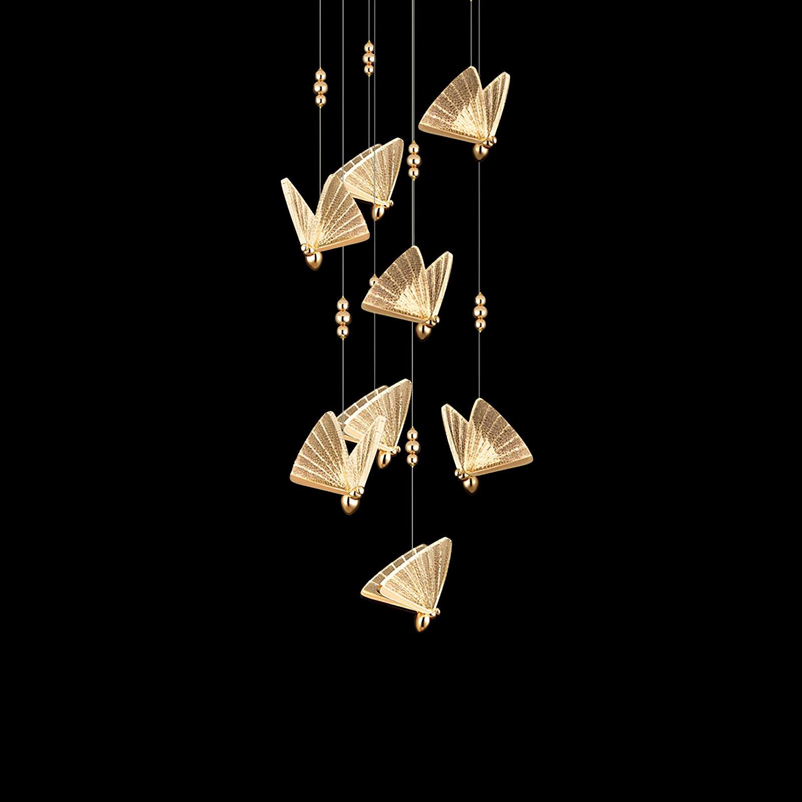 Lunora Modern Butterfly Pendant Light - Letslighting