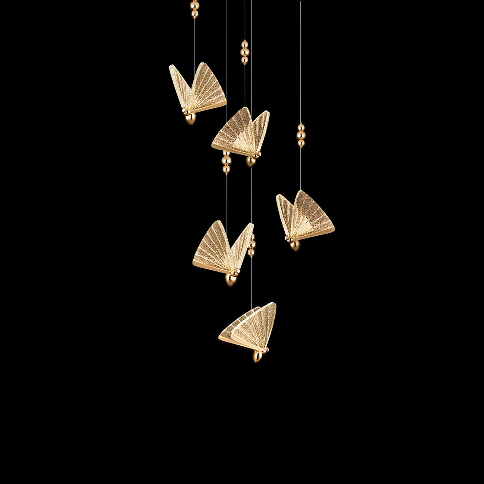 Lunora Modern Butterfly Pendant Light - Letslighting