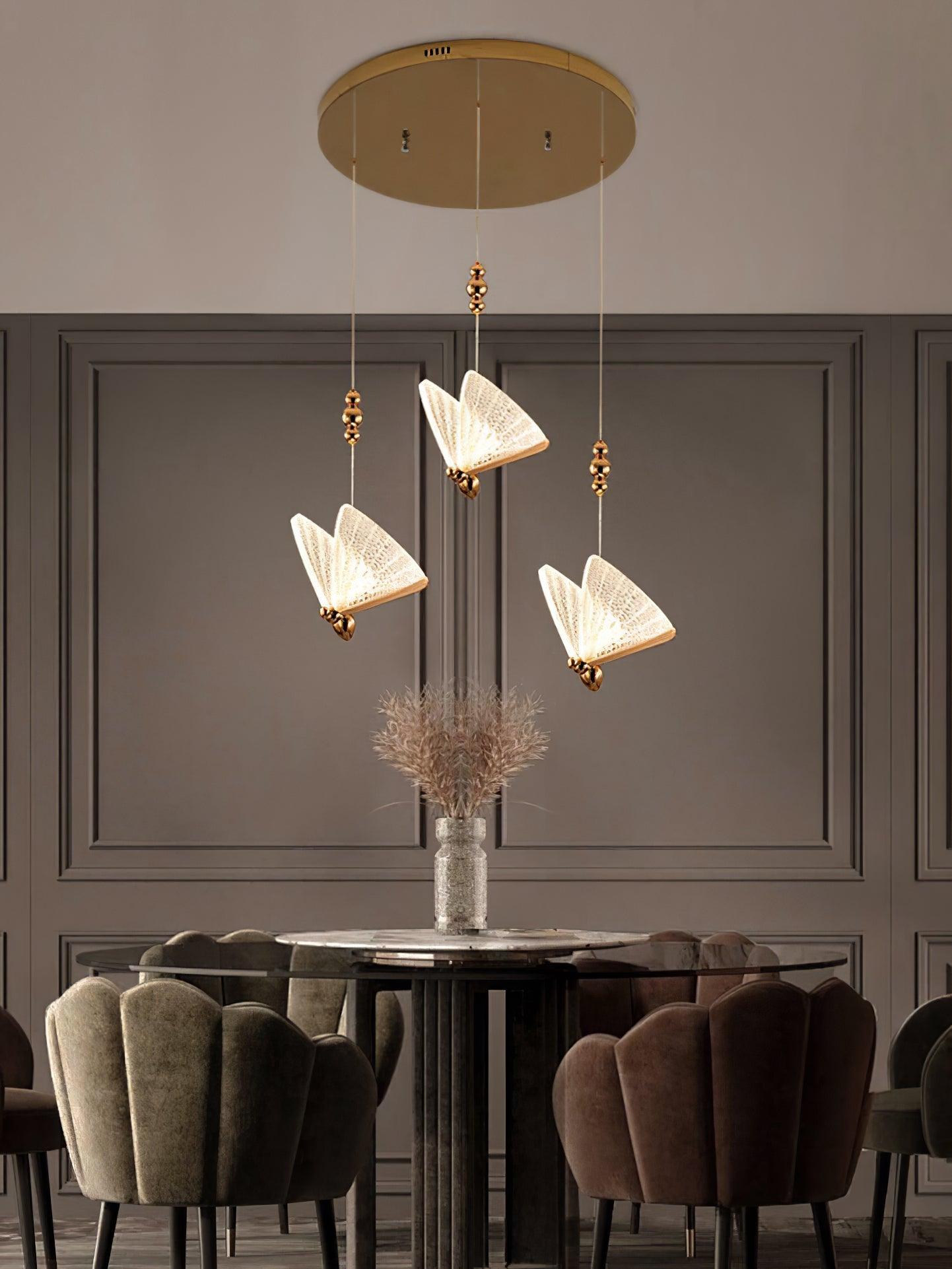 Lunora Modern Butterfly Pendant Light - Letslighting