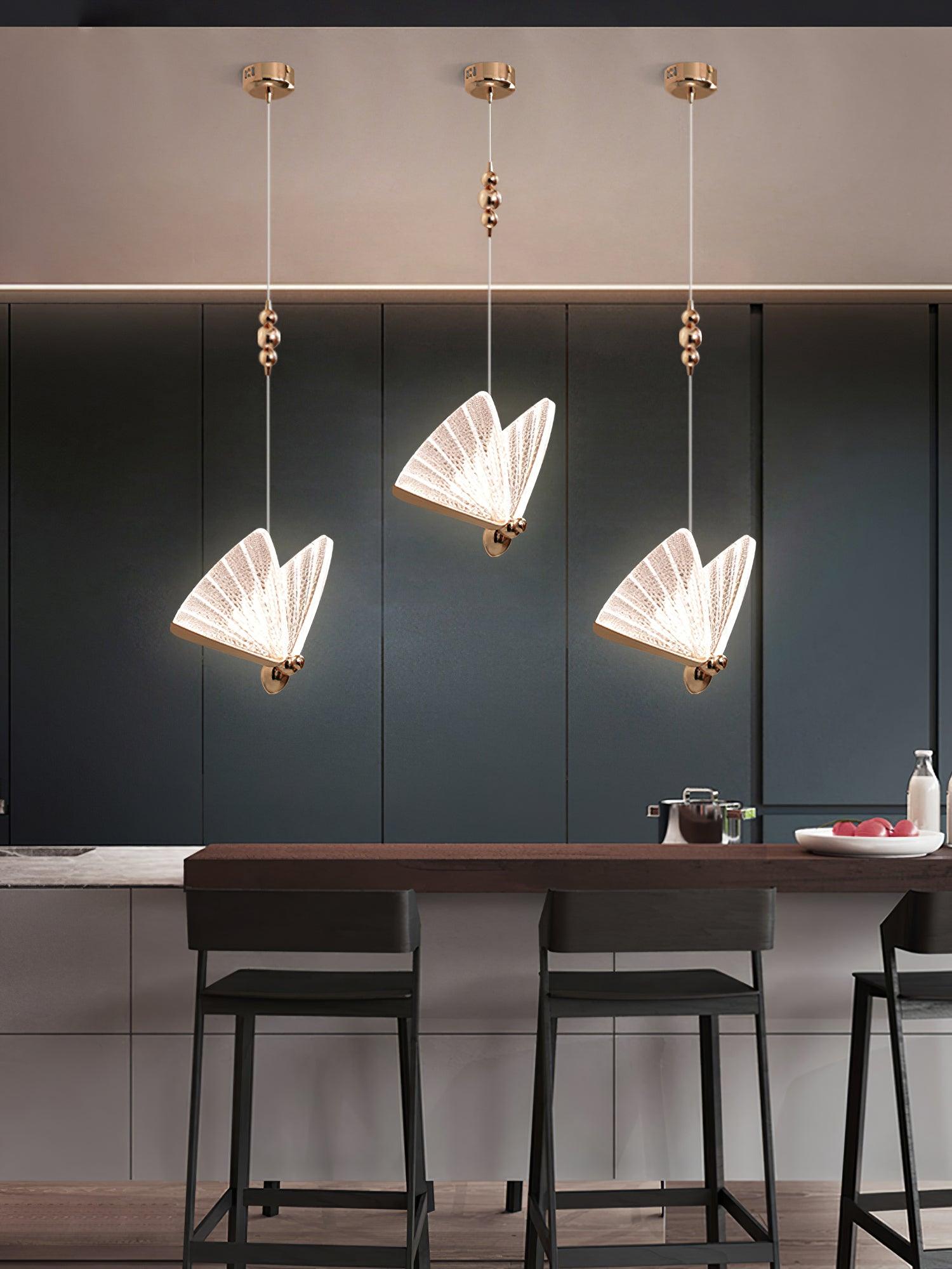 Lunora Modern Butterfly Pendant Light - Letslighting