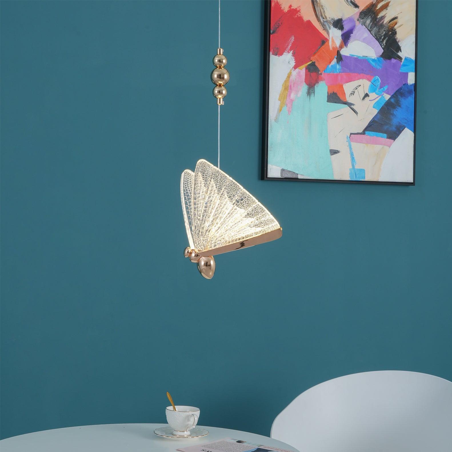 Lunora Modern Butterfly Pendant Light - Letslighting