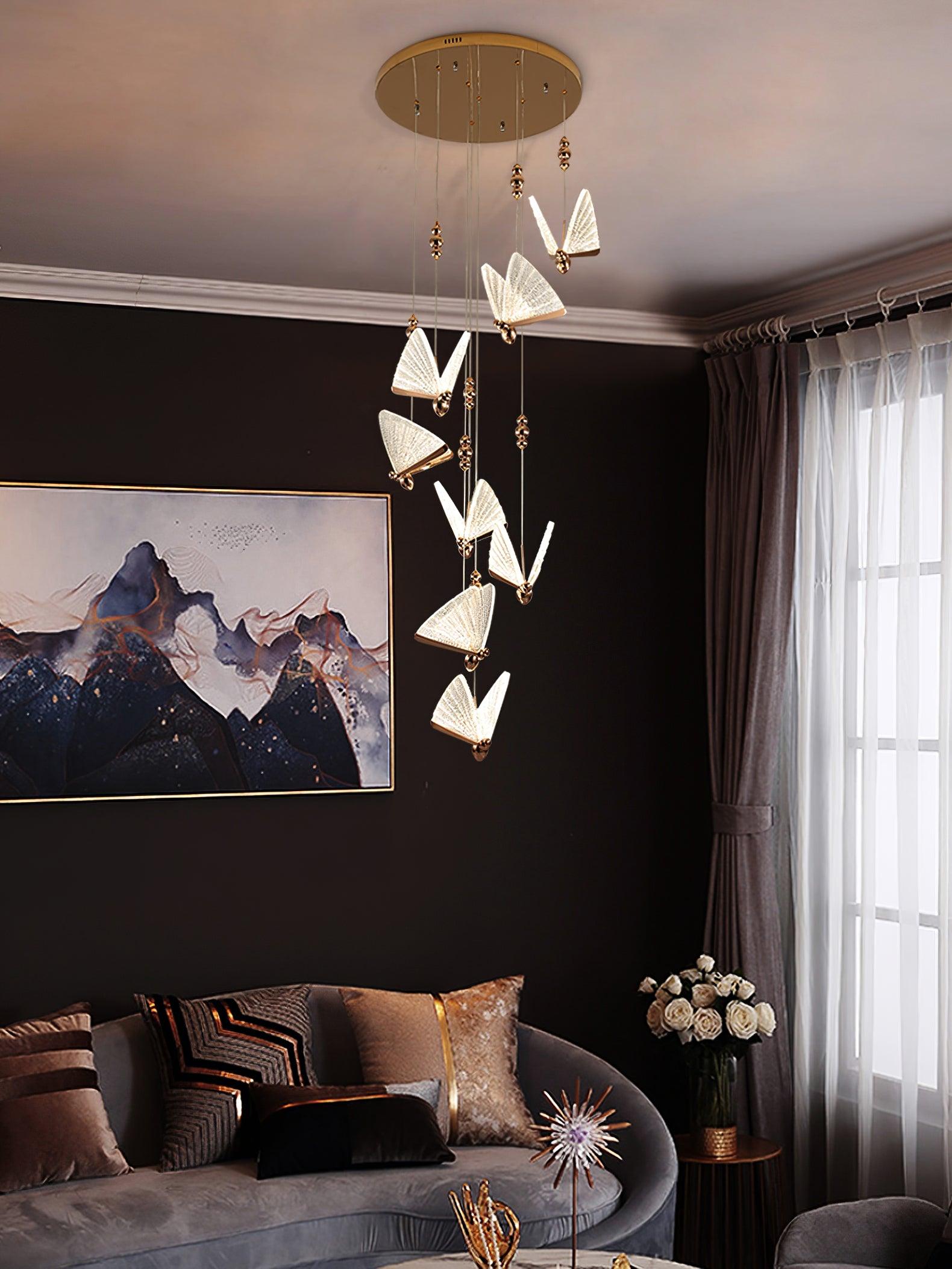 Lunora Modern Butterfly Pendant Light - Letslighting