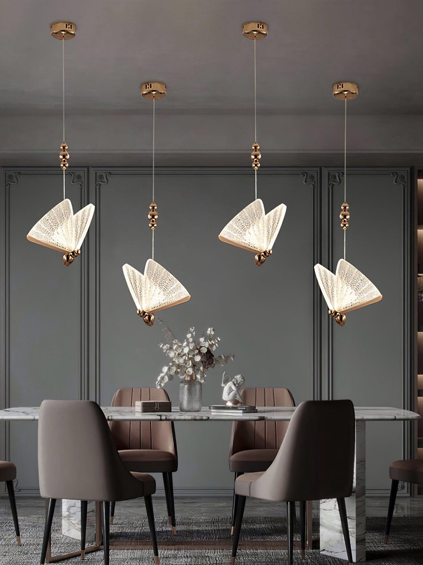 Lunora Modern Butterfly Pendant Light - Letslighting