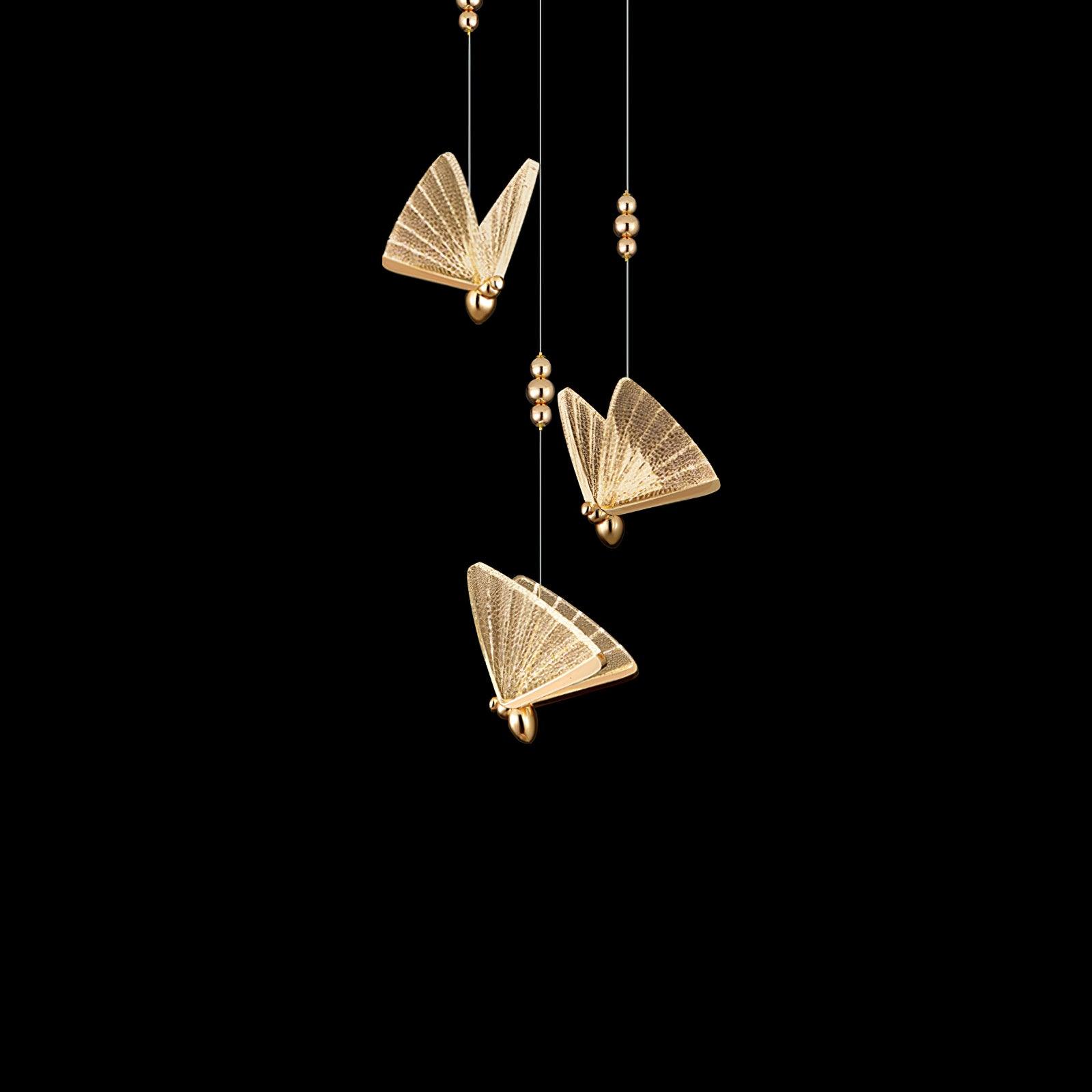 Lunora Modern Butterfly Pendant Light - Letslighting