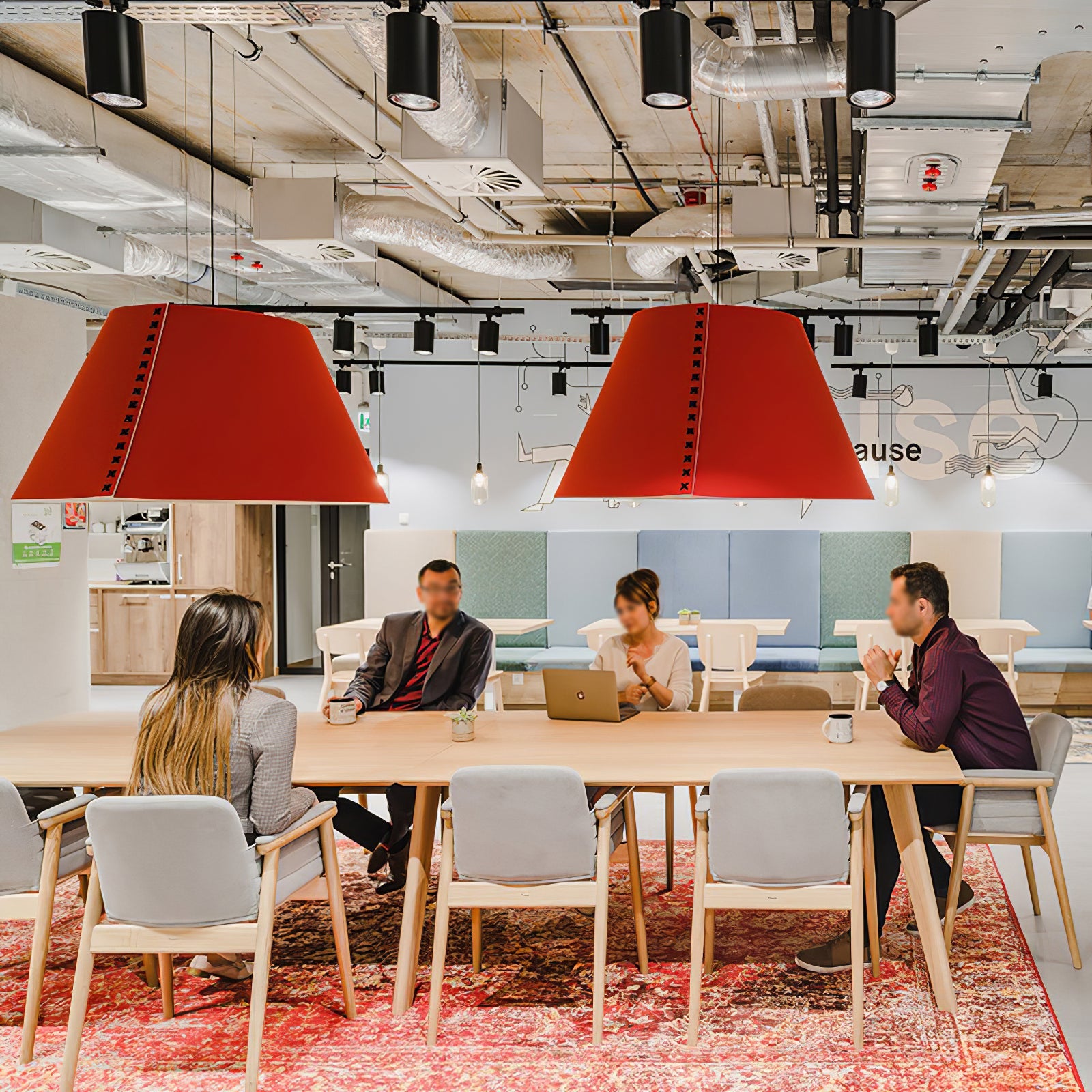 Acoustic Pendant Lamp Noise Reduction Office - Letslighting