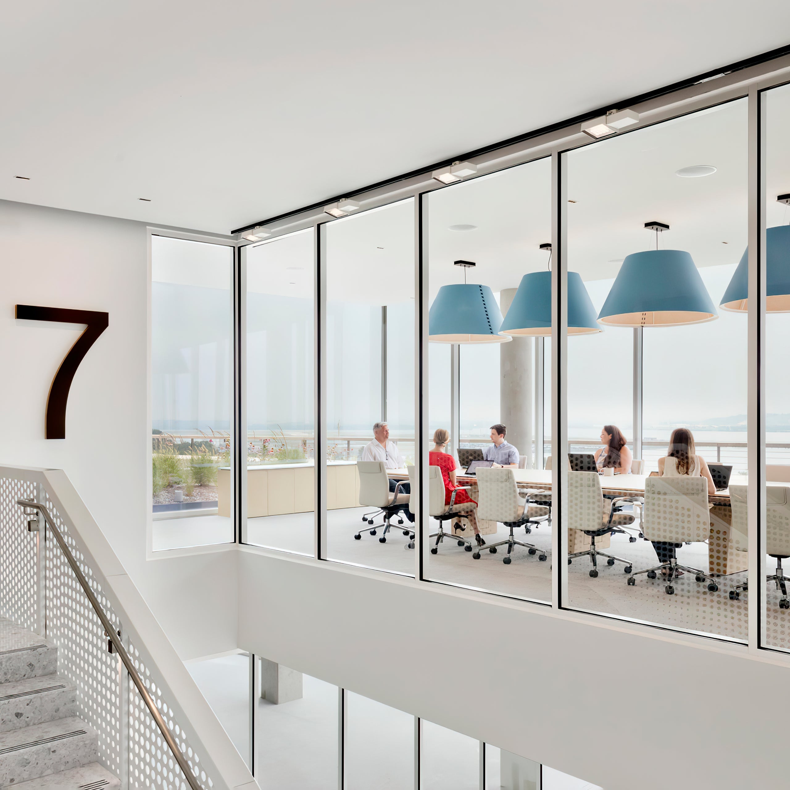 Acoustic Pendant Lamp Noise Reduction Office - Letslighting