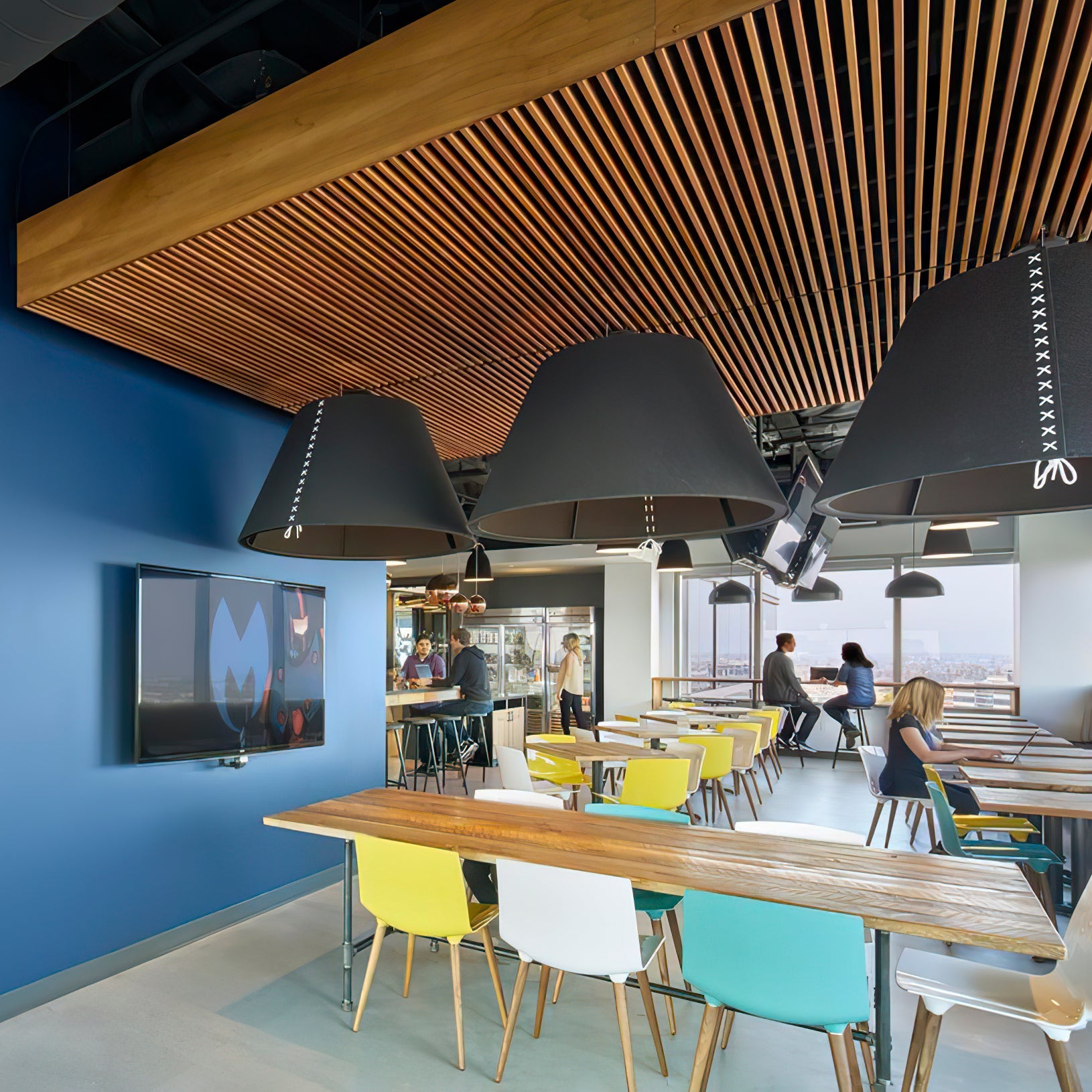Acoustic Pendant Lamp Noise Reduction Office - Letslighting