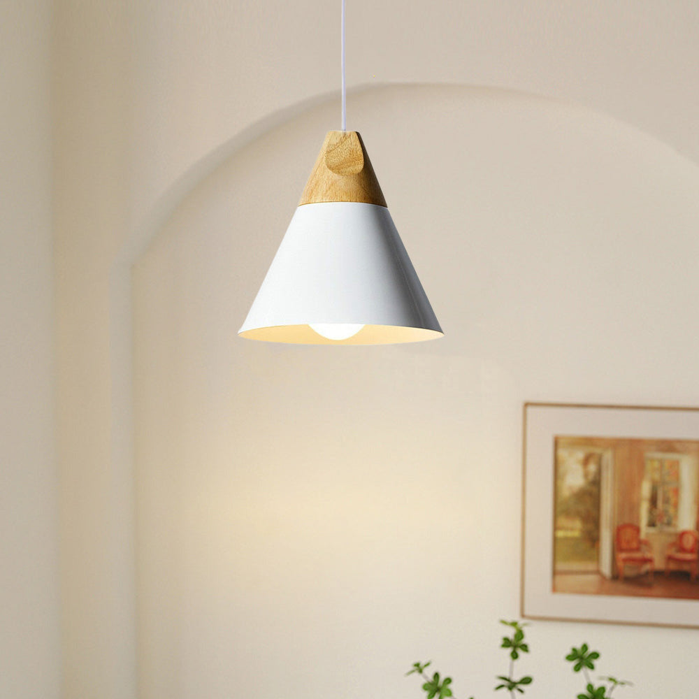 Valentina Multi-Shaped Wood And Pendant Light, 6 Colors - Letslighting