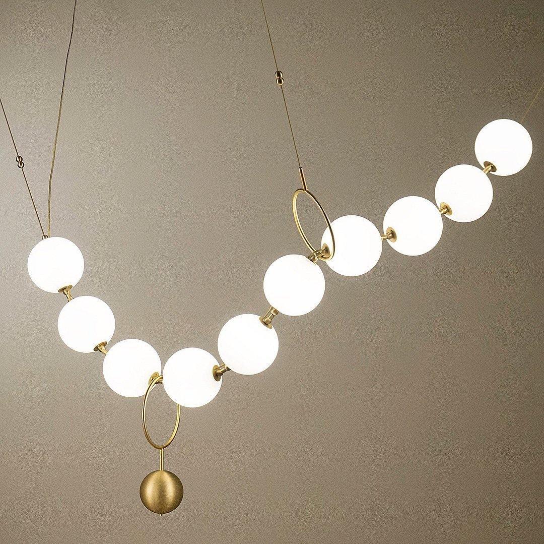 Lustra Pendant Lamp Necklace Glass - Letslighting