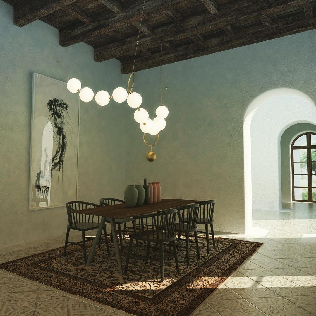 Lustra Pendant Lamp Necklace Glass - Letslighting