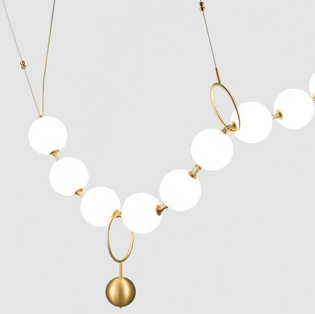 Lustra Pendant Lamp Necklace Glass - Letslighting