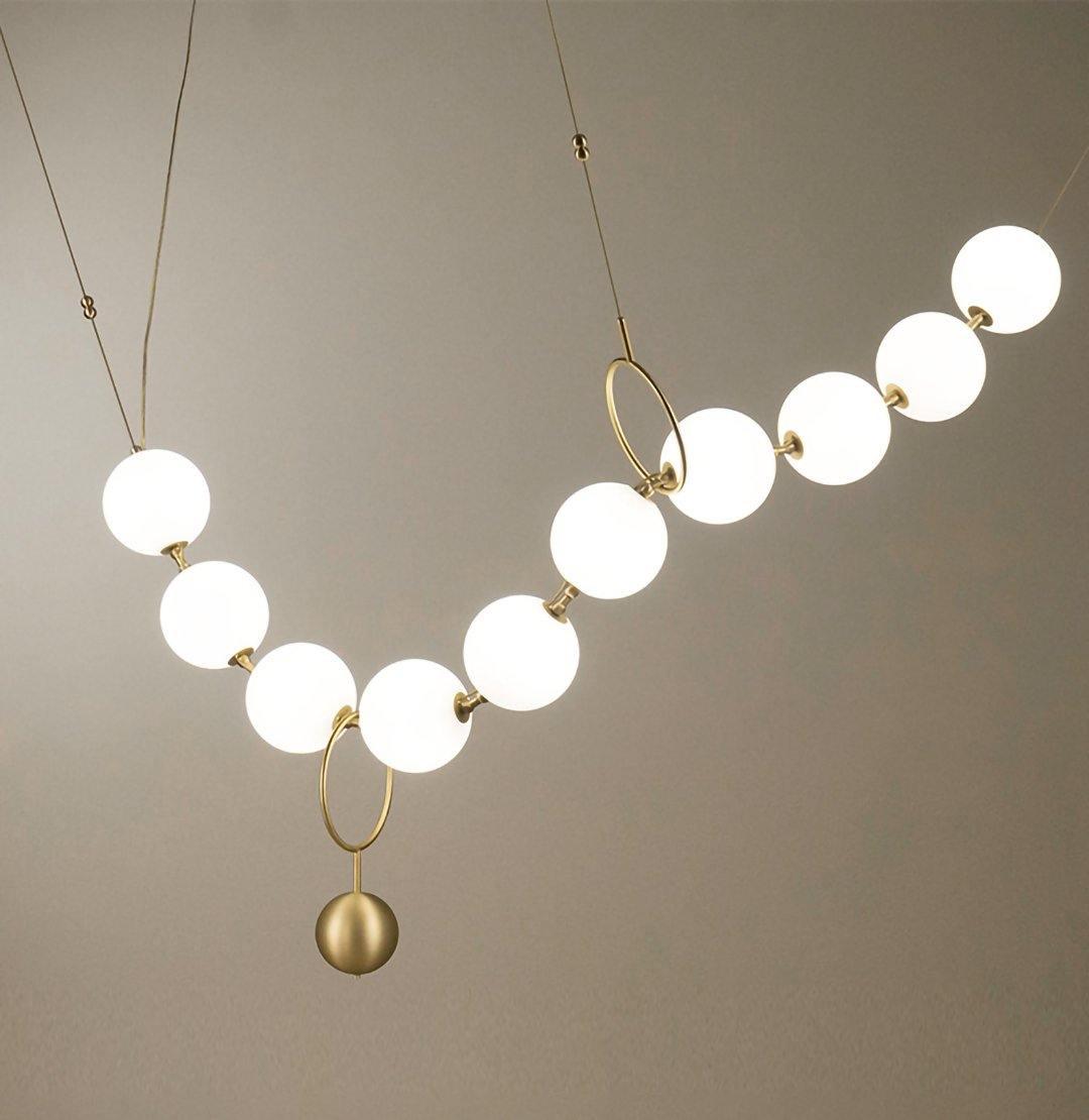 Lustra Pendant Lamp Necklace Glass - Letslighting