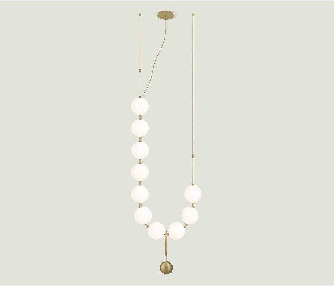 Lustra Pendant Lamp Necklace Glass - Letslighting
