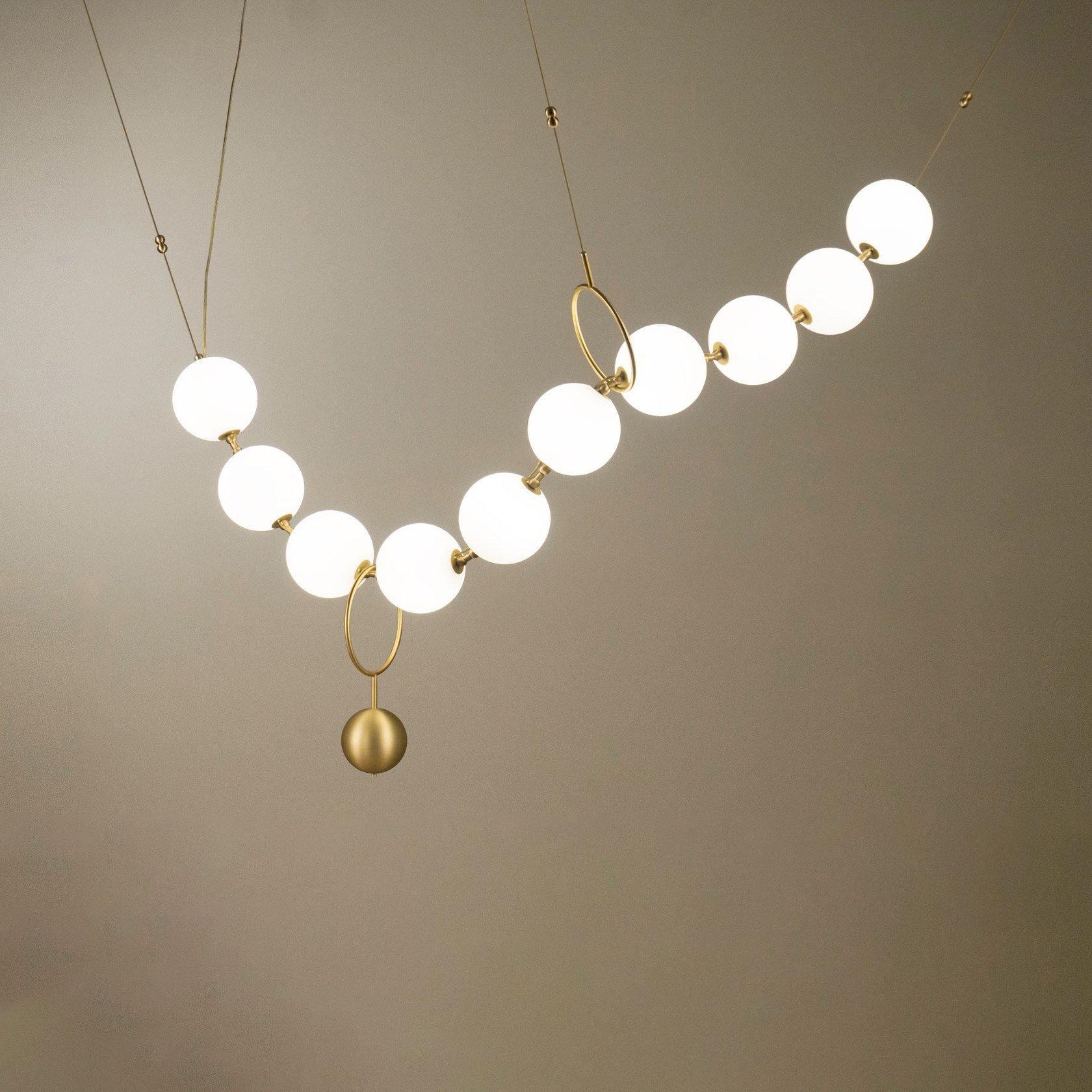 Lustra Pendant Lamp Necklace Glass - Letslighting