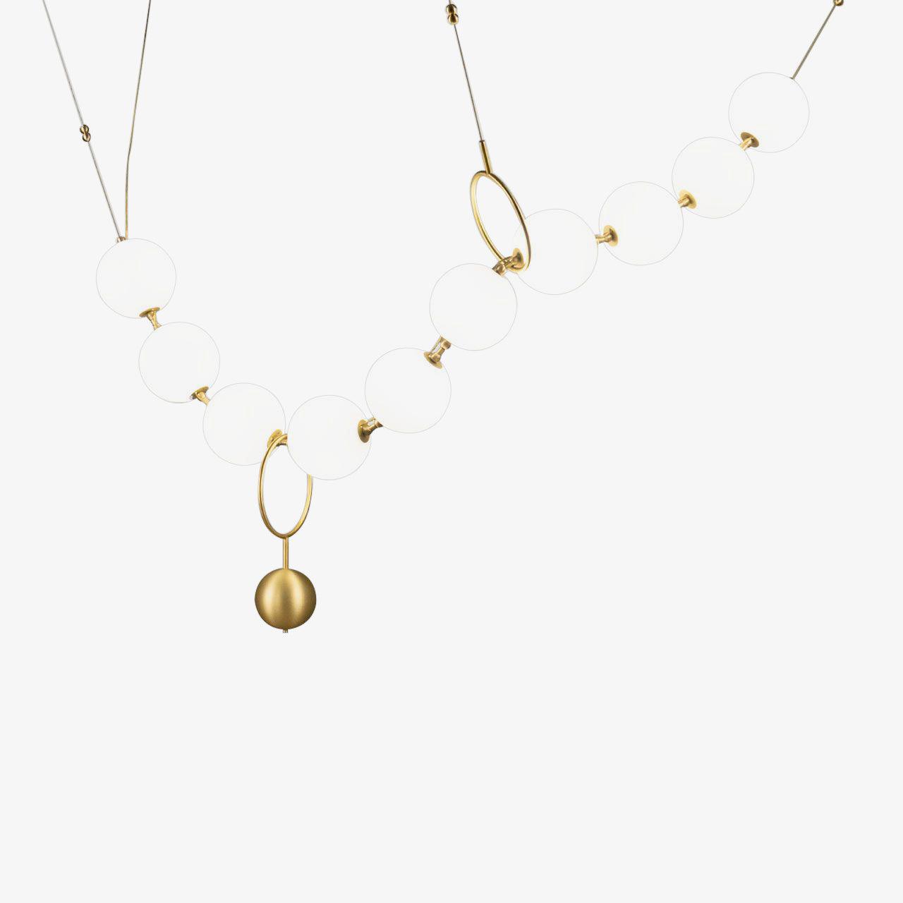 Lustra Pendant Lamp Necklace Glass - Letslighting