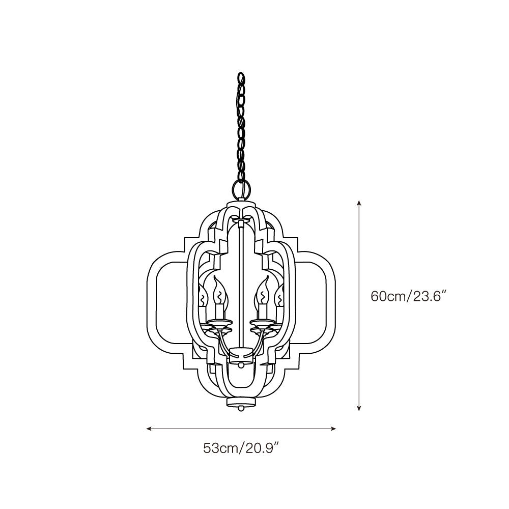 Polar Postmodern Luxury Wooden Pendant Lamp - Letslighting