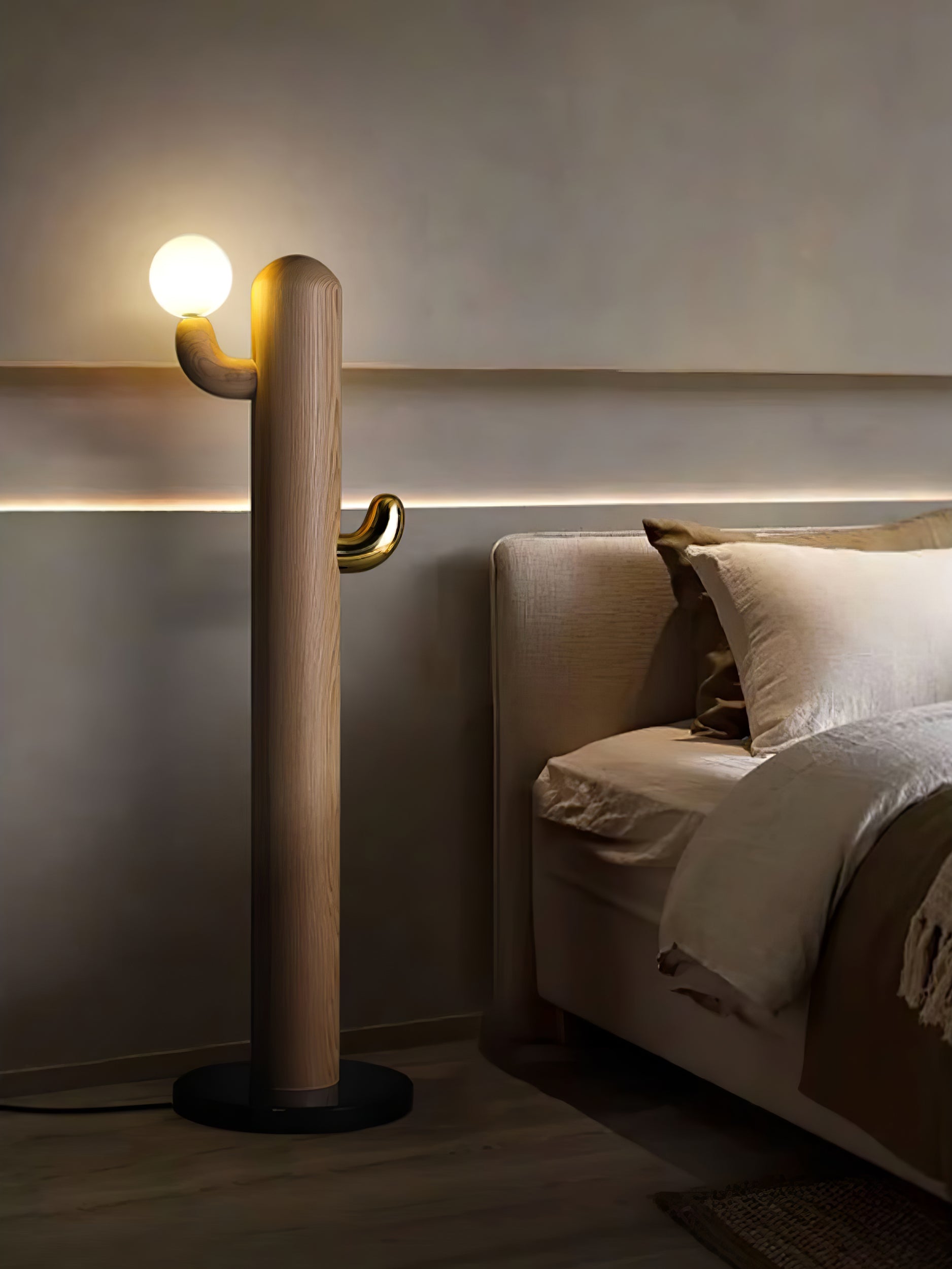Cactus Wood Floor Lamp - Blowlighting