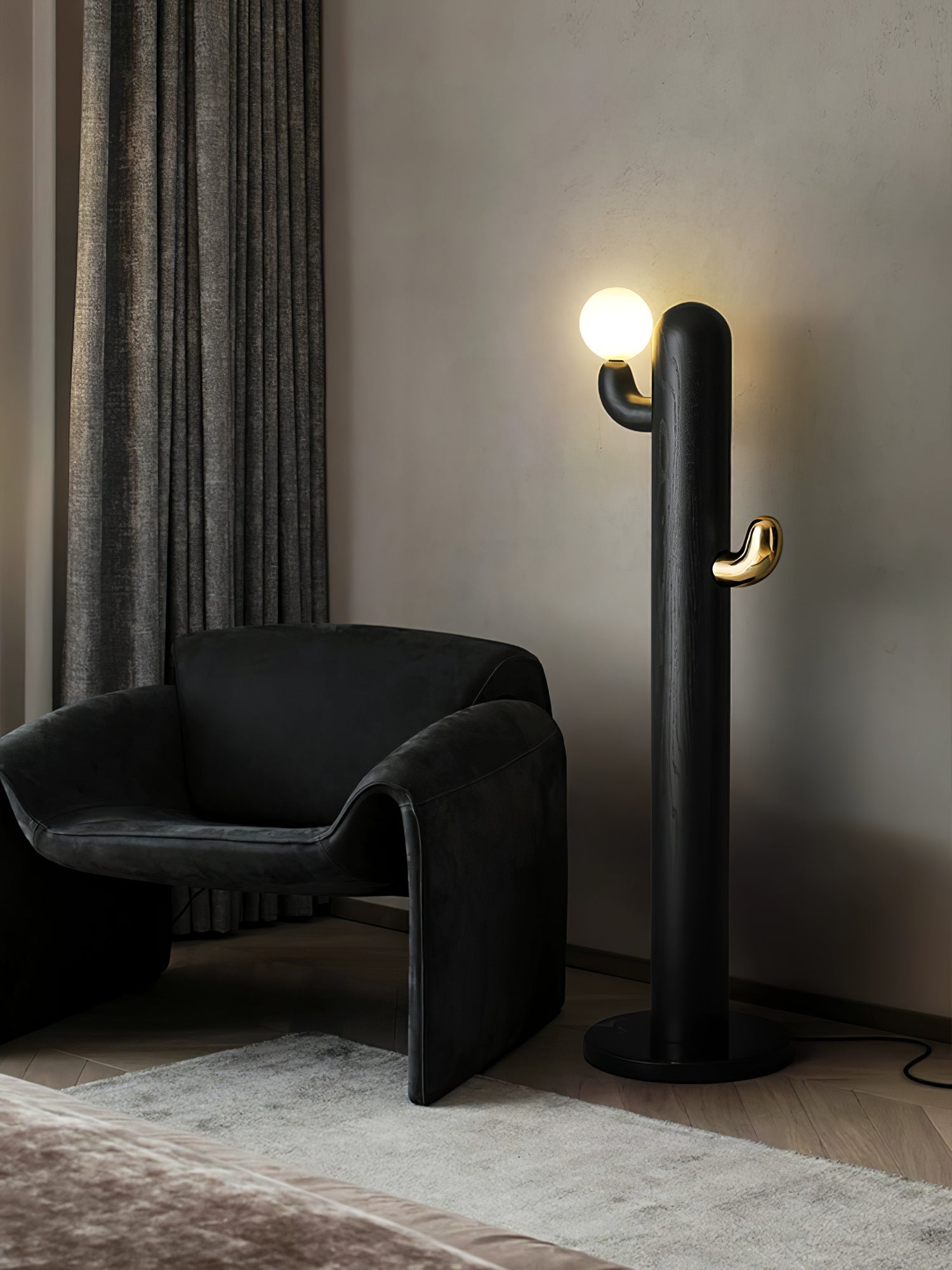 Cactus Wood Floor Lamp - Blowlighting