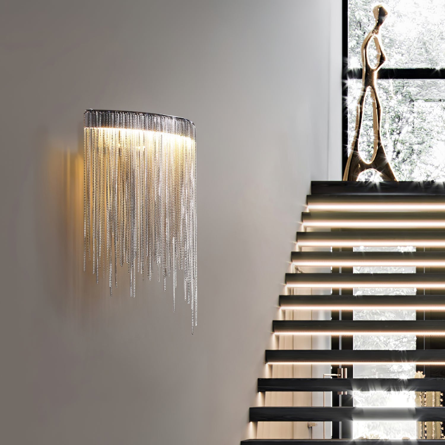 Cryste Steel Elegant Wall Lamp - Letslighting
