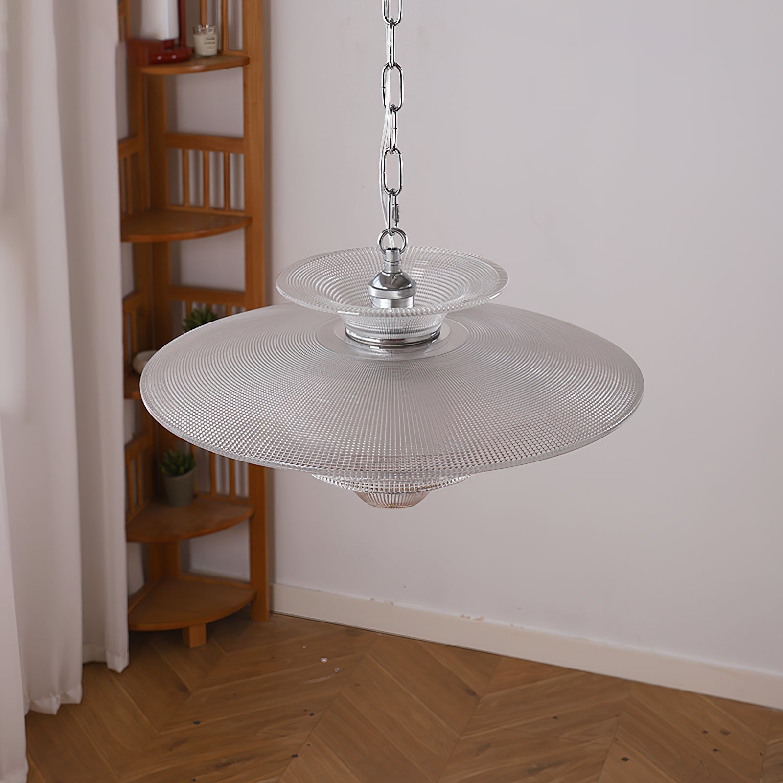 Cadenza Pendant Lamp Ripple Glass Layers - Letslighting