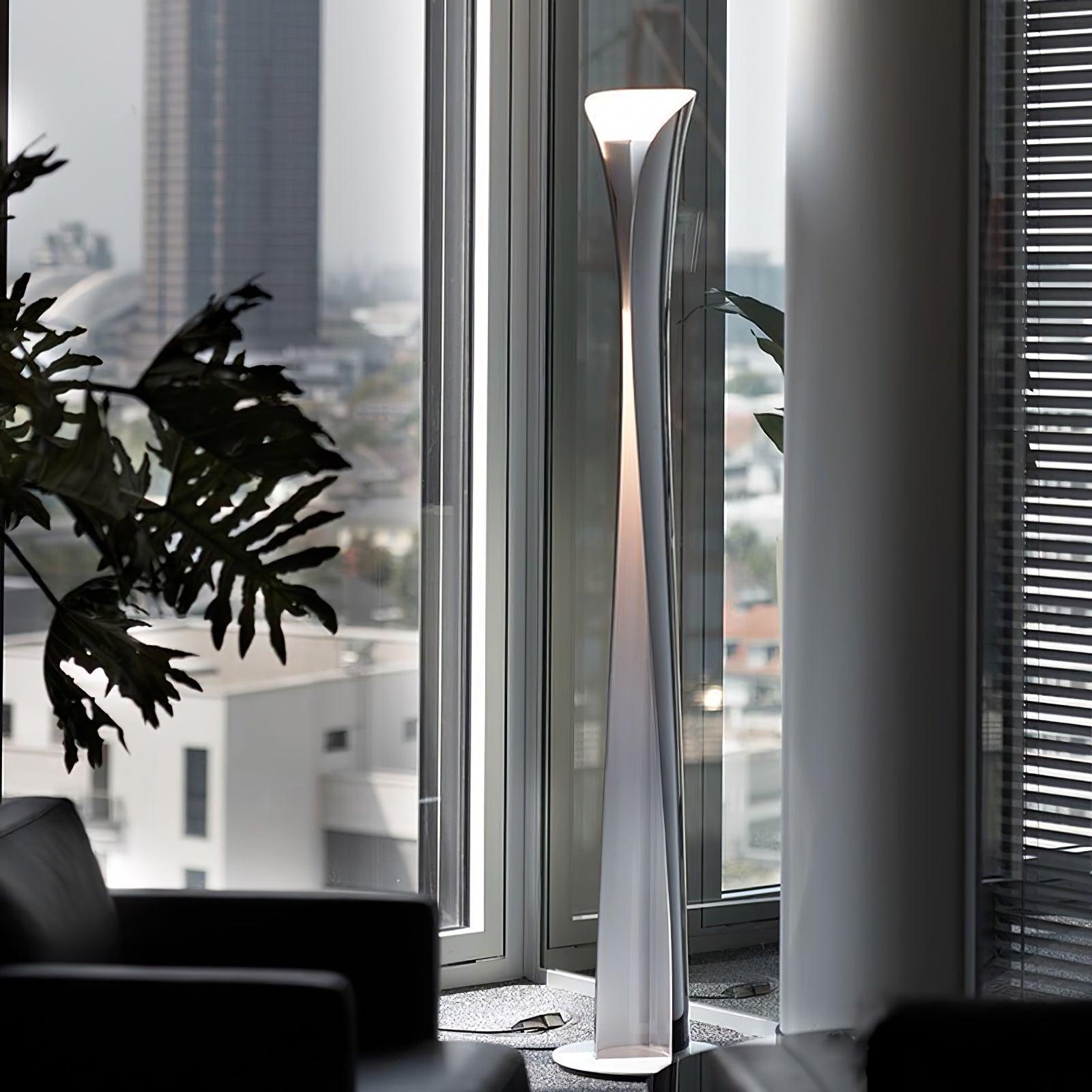 Tora Aluminum Futuristic Floor Lamp - Letslighting