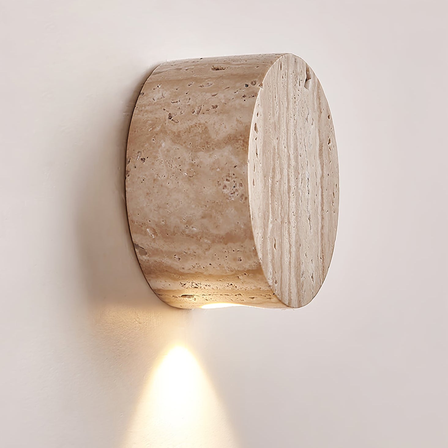 Caelan Travertine Wall Sconce - Letslighting