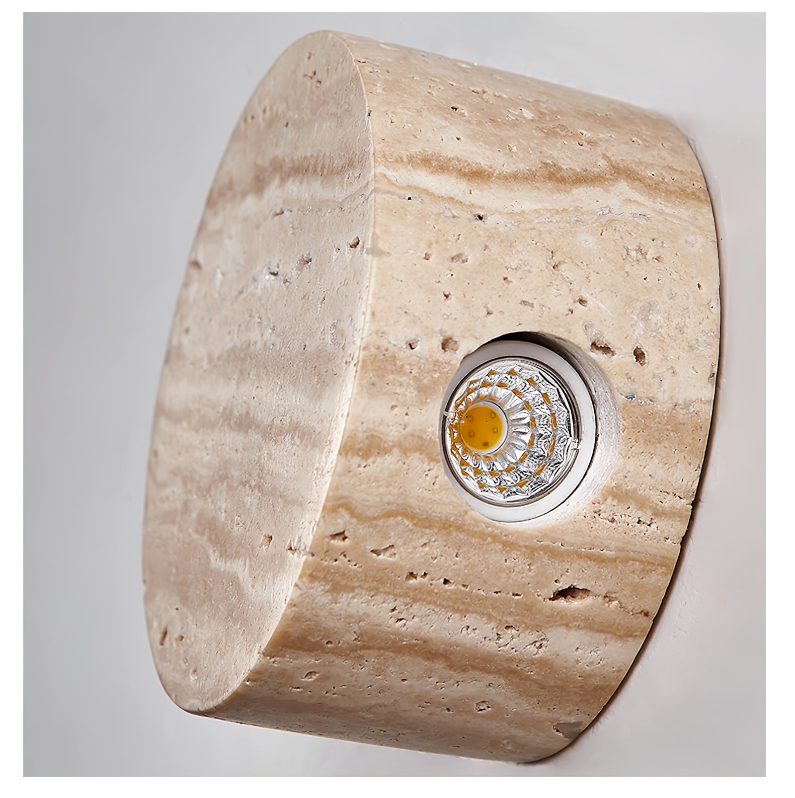 Caelan Travertine Wall Sconce - Letslighting