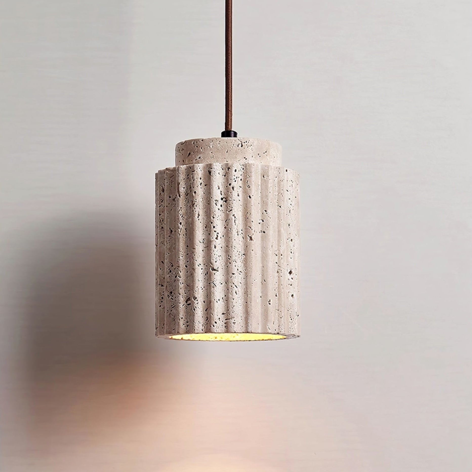 Mysolel Travertine Pendant Light