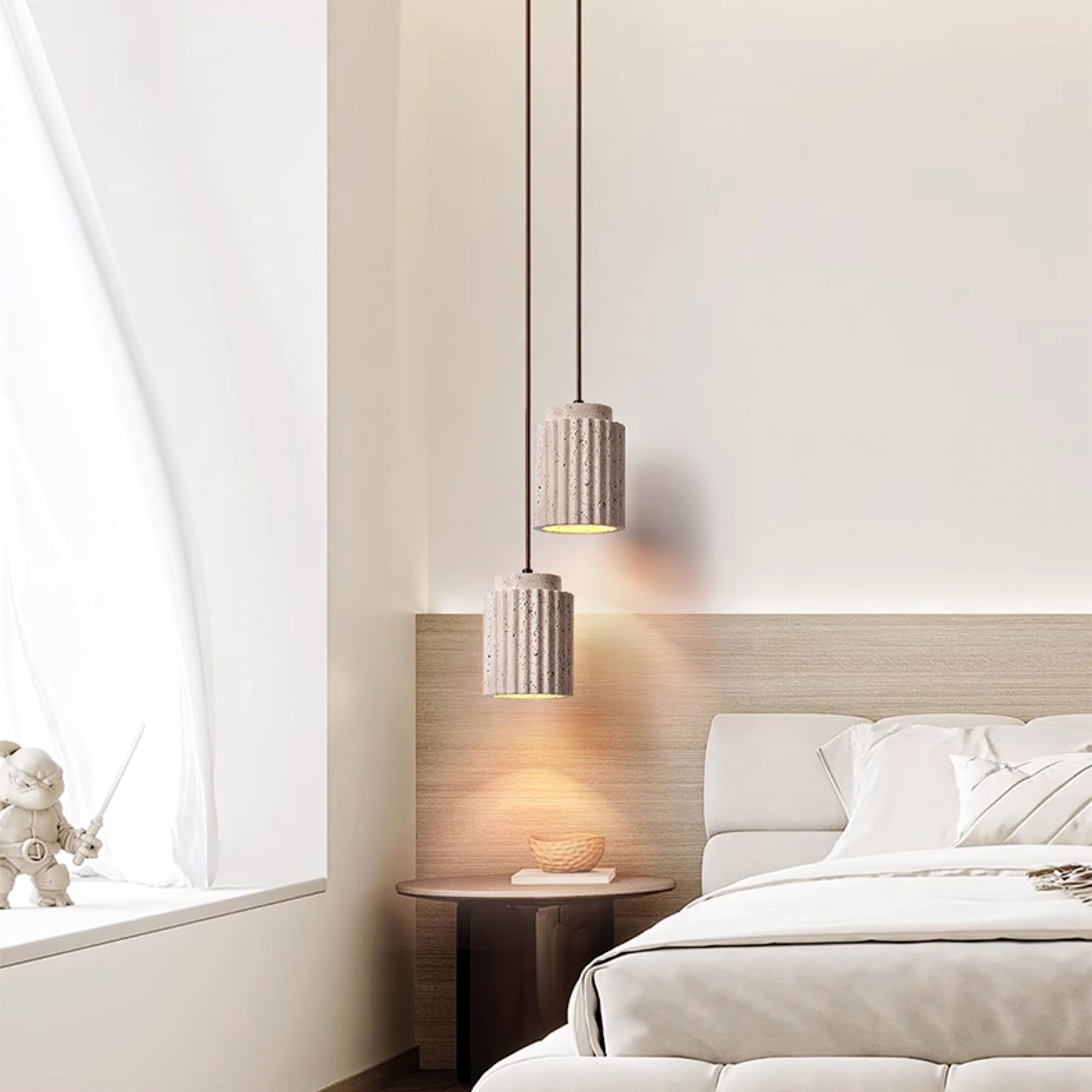 Mysolel Travertine Pendant Light