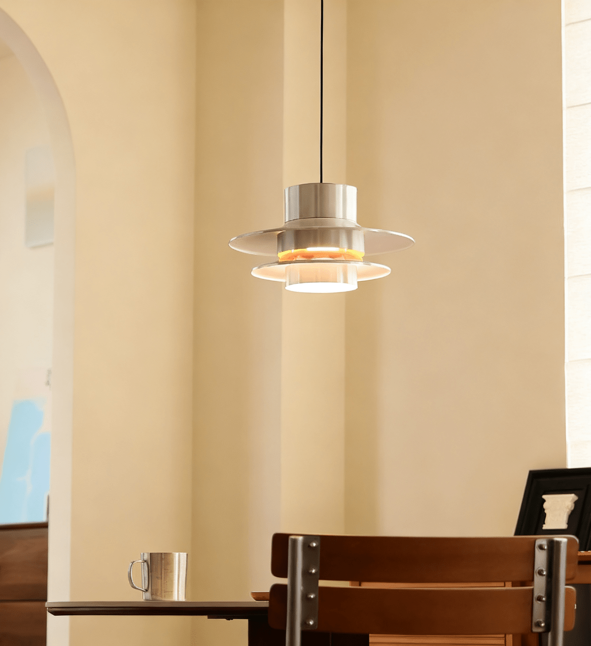 Caelith Chrome Pendant Light - Letslighting