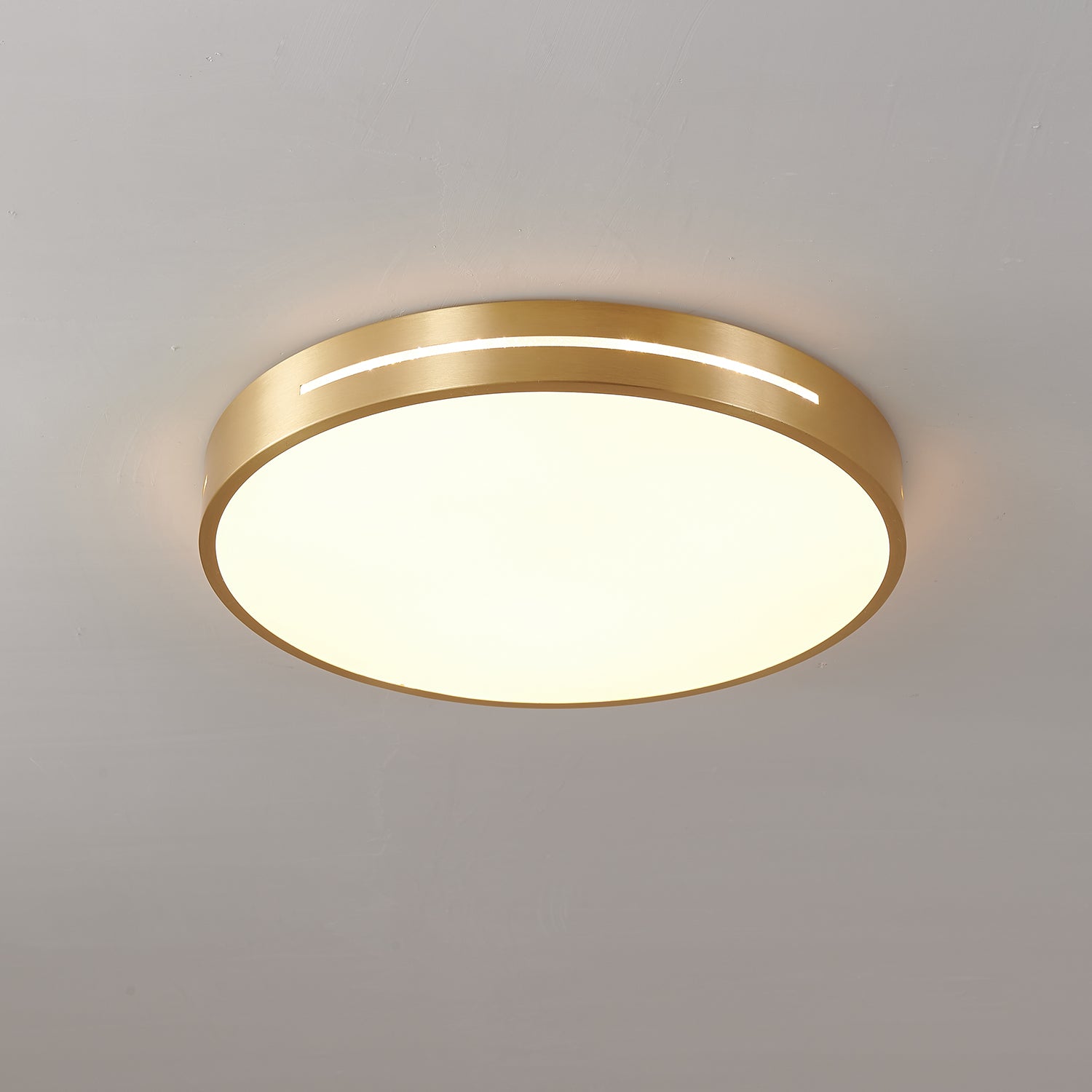 Eurcarara Modern Minimalist Brass Ceiling Light - Letslighting