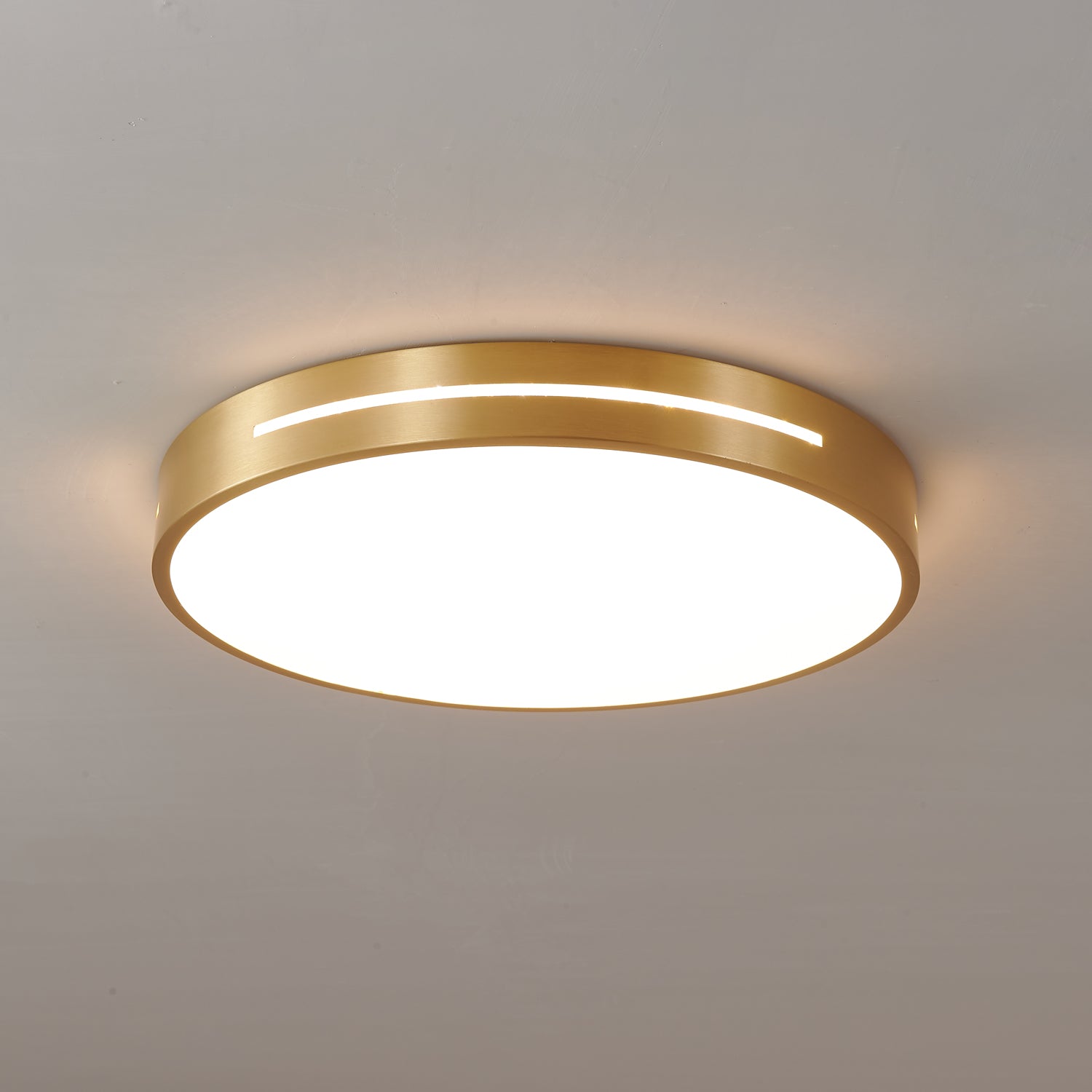 Eurcarara Modern Minimalist Brass Ceiling Light - Letslighting