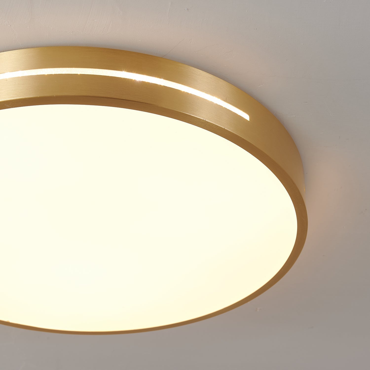 Eurcarara Modern Minimalist Brass Ceiling Light - Letslighting