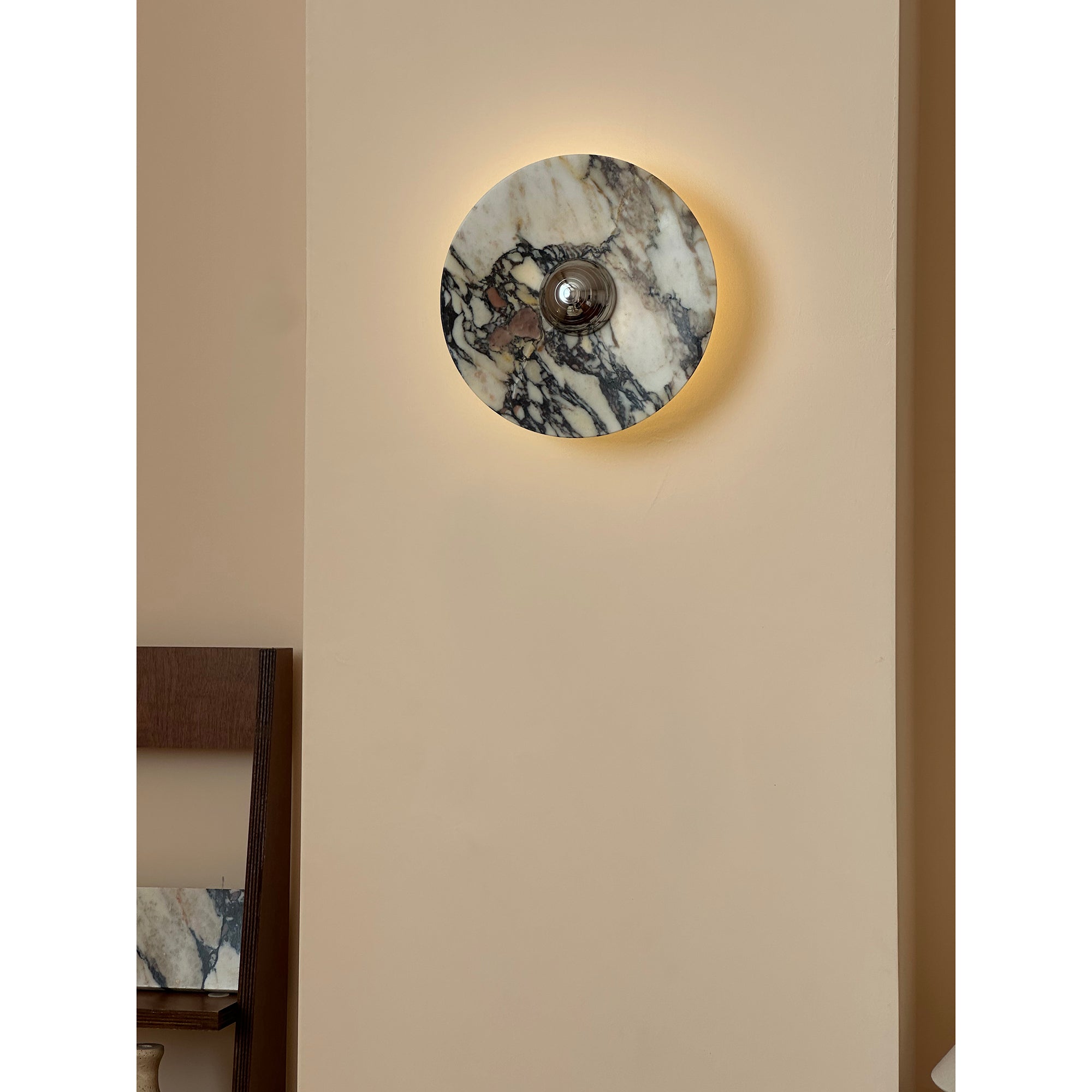 Alter Modern Minimalist Round Marble Sconce Wall Lamp - Letslighting