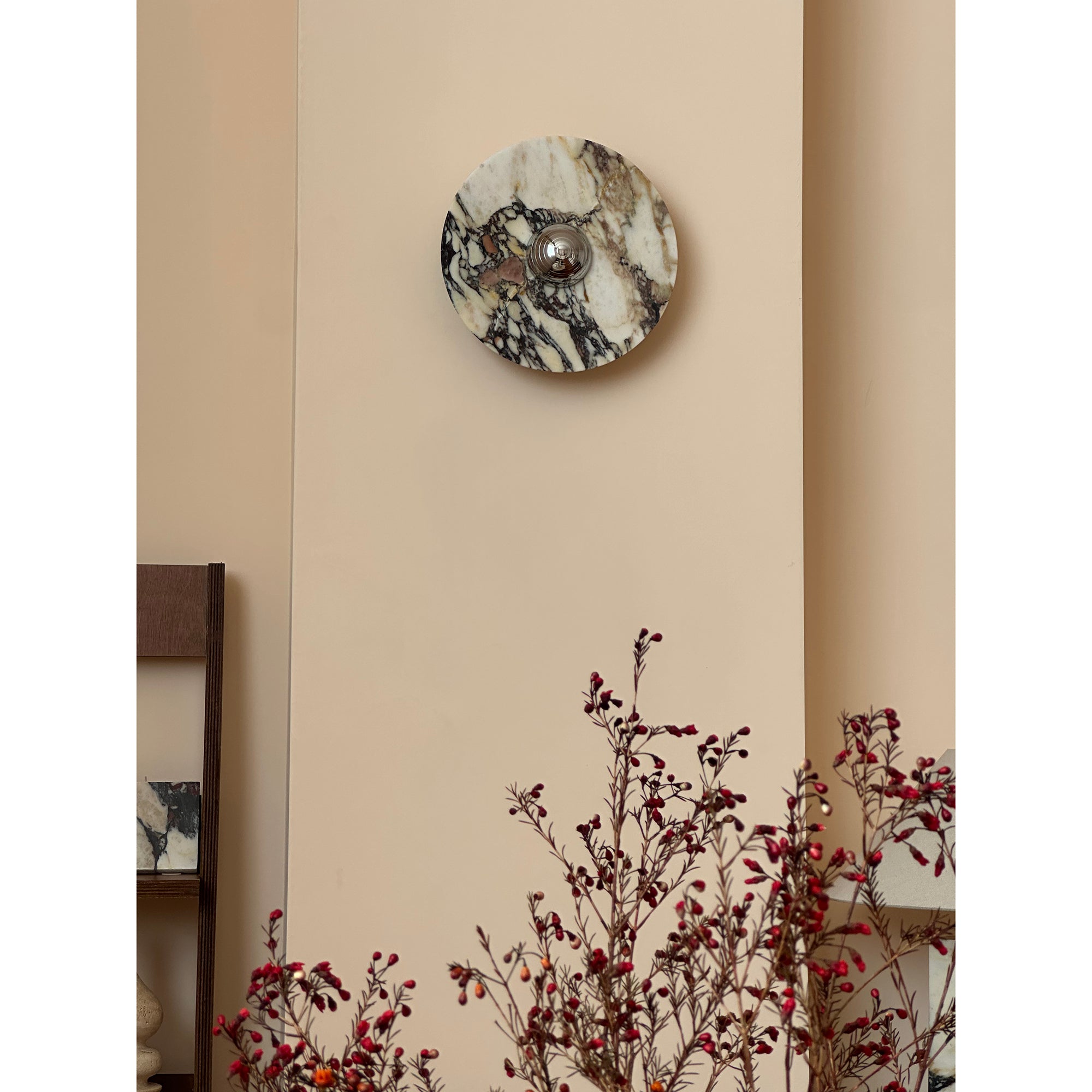 Alter Modern Minimalist Round Marble Sconce Wall Lamp - Letslighting