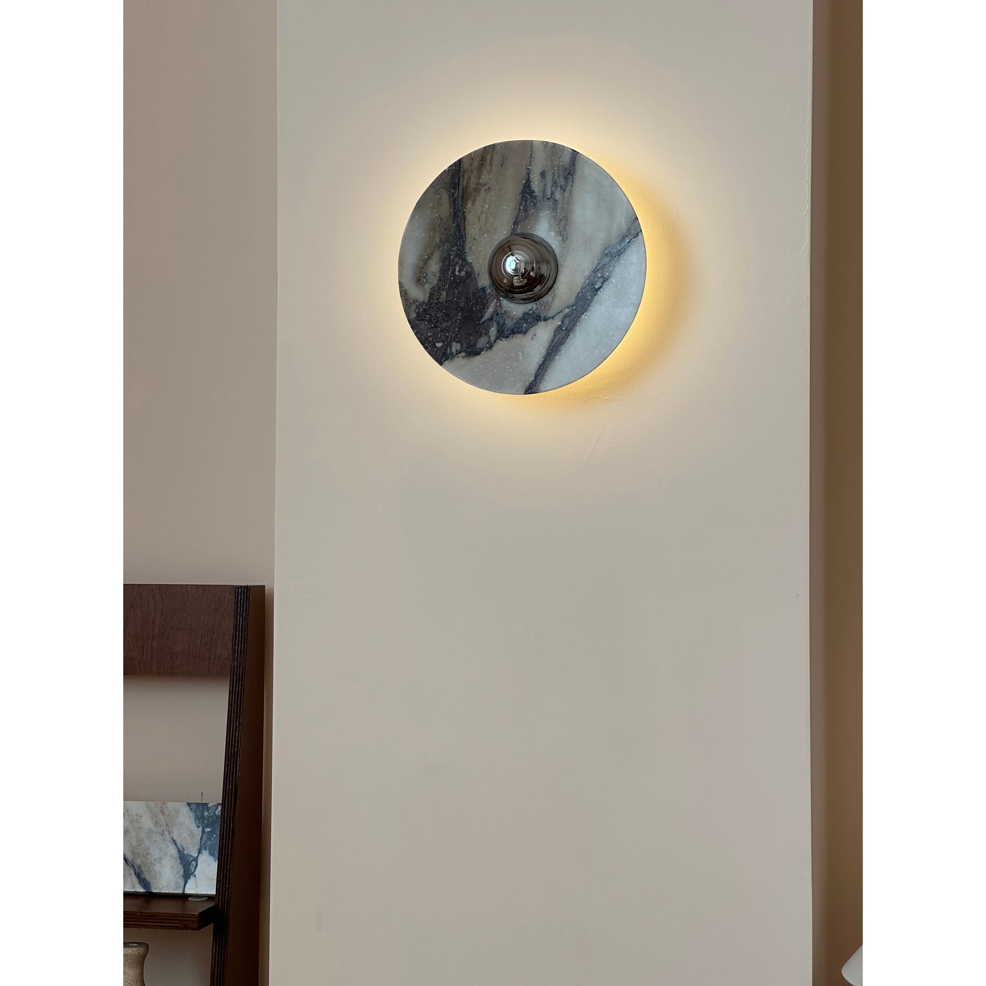 Alter Modern Minimalist Round Marble Sconce Wall Lamp - Letslighting