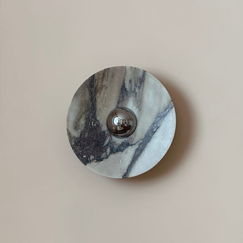 Alter Modern Minimalist Round Marble Sconce Wall Lamp - Letslighting