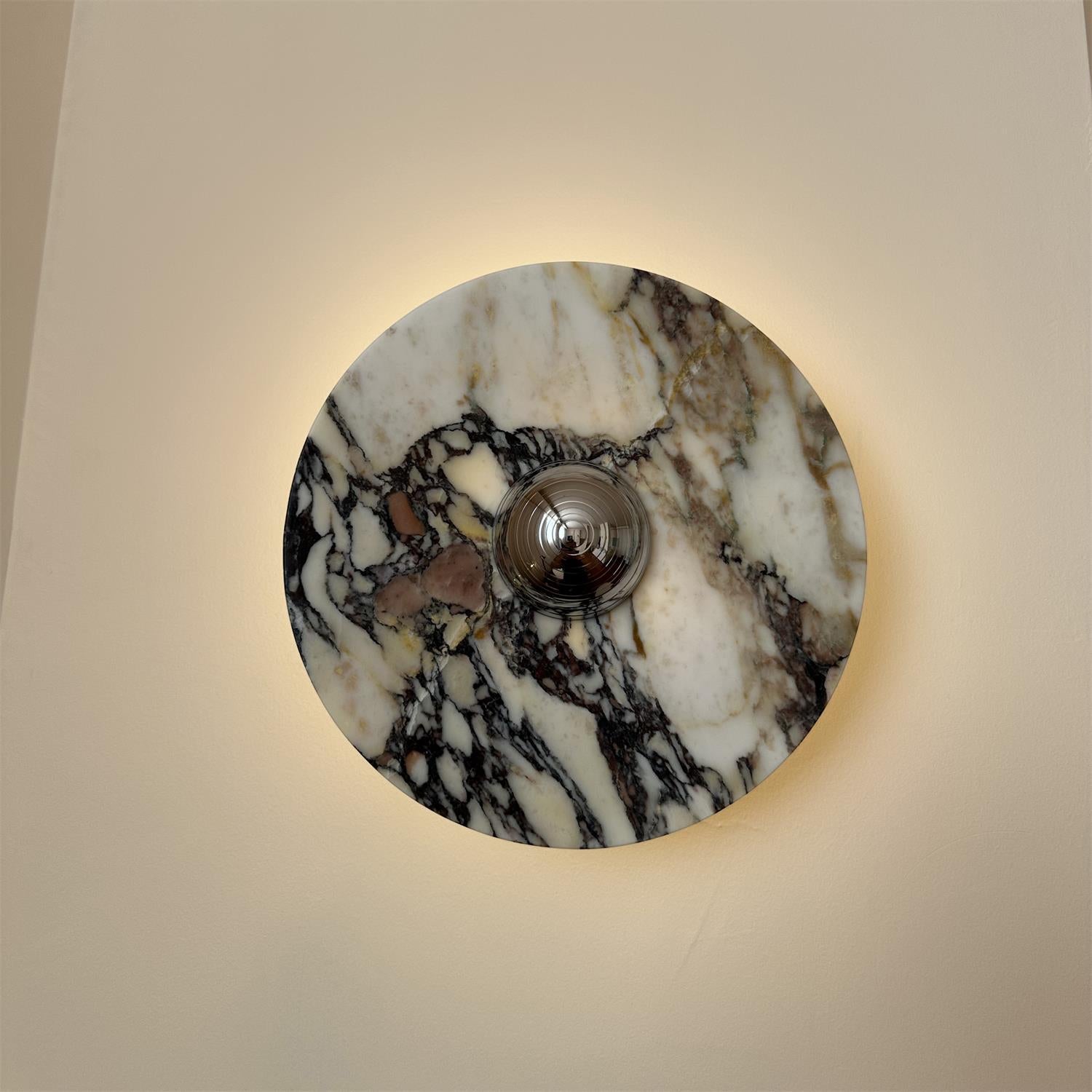 Alter Modern Minimalist Round Marble Sconce Wall Lamp - Letslighting