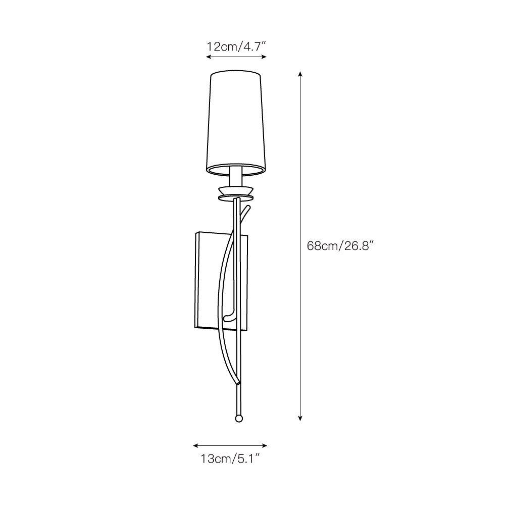 Cirrus Premium Elegance Fabric Wall Lamp - Letslighting