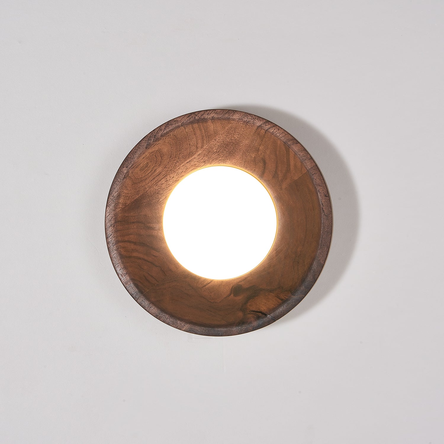 Lustra Wall Lamp Walnut Wood Acrylic - Letslighting