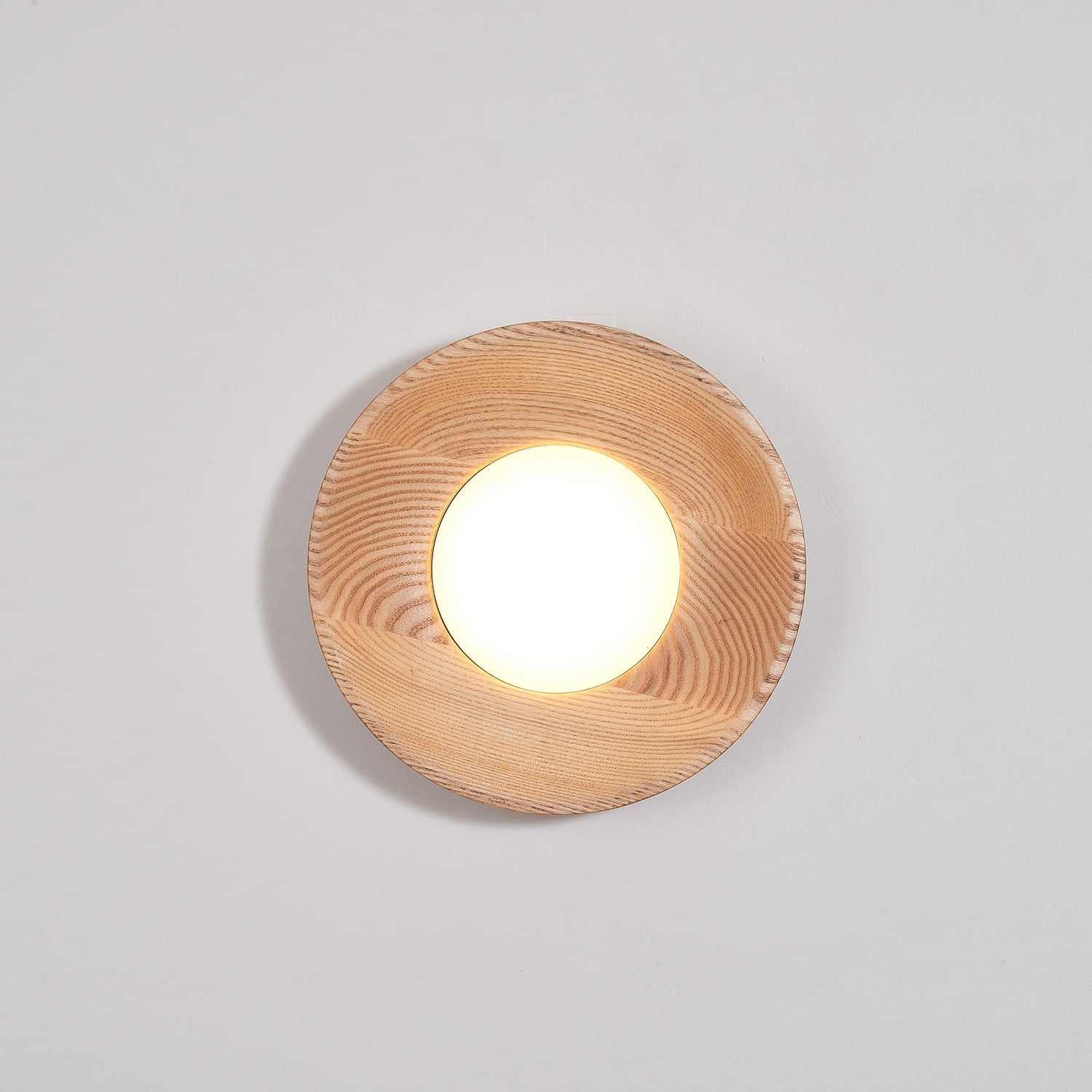 Lustra Wall Lamp Walnut Wood Acrylic - Letslighting