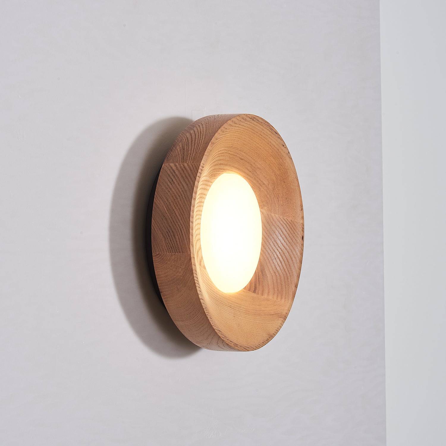 Lustra Wall Lamp Walnut Wood Acrylic - Letslighting