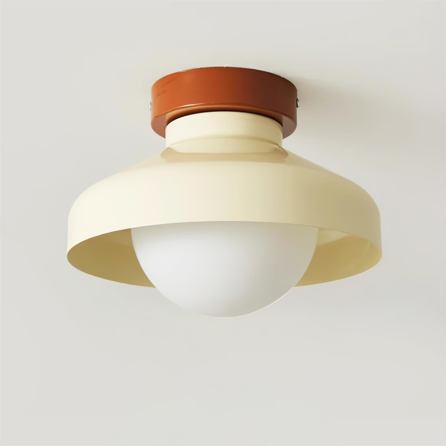 Solvane Blue Metal Flush Mount Ceiling Light - Letslighting