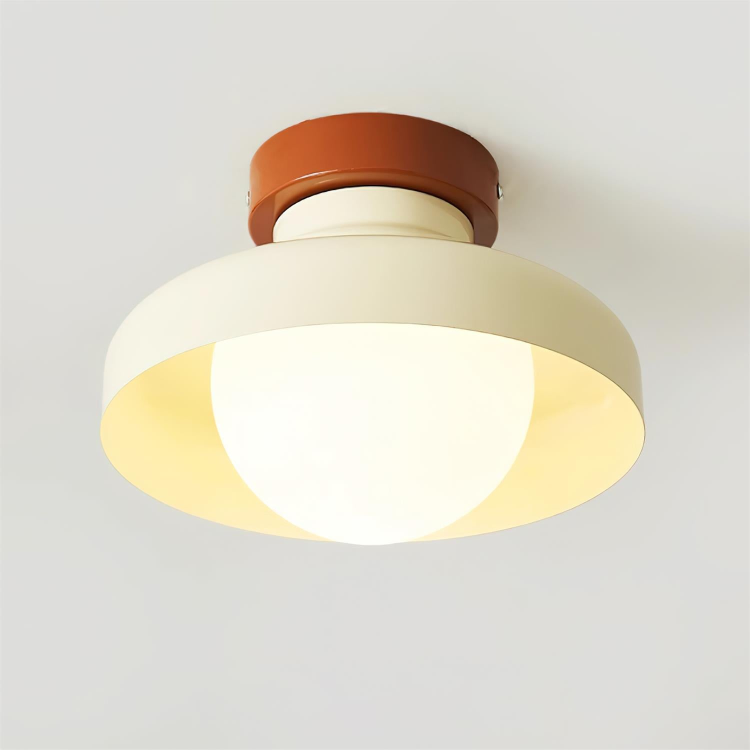 Solvane Blue Metal Flush Mount Ceiling Light - Letslighting