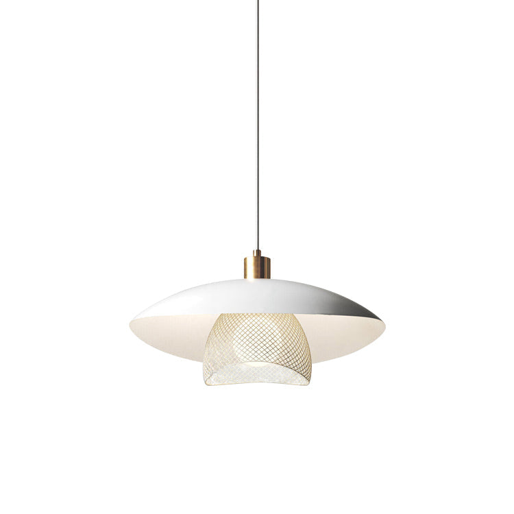 Dynam Modern Minimalist Floyd White Pendant Lamp - Letslighting